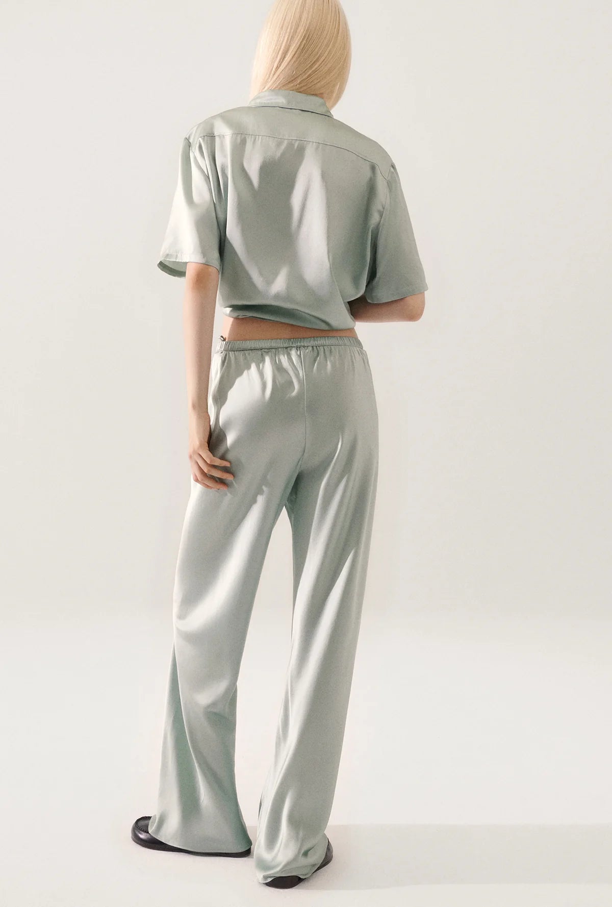 Stylish Bias Cut Pants in Alabaster - Perfect for Office Wear & Casual Outfits | Trendy Women's Fashion