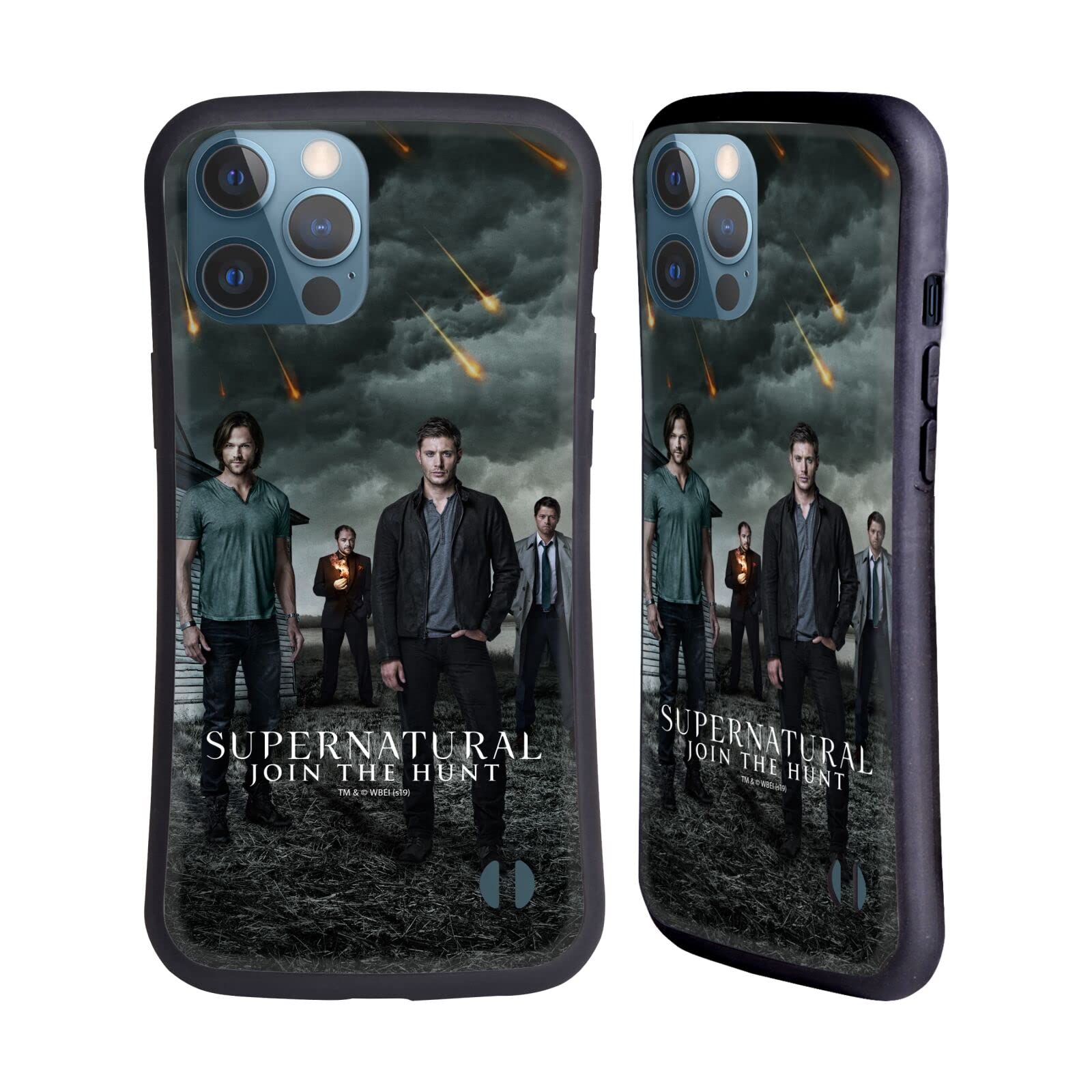Officially Licensed Supernatural Season 12 iPhone 13 Pro Max Case - Head Case Designs Hybrid Protective Cover | Perfect for Fans, Daily Use & Show Collectors
