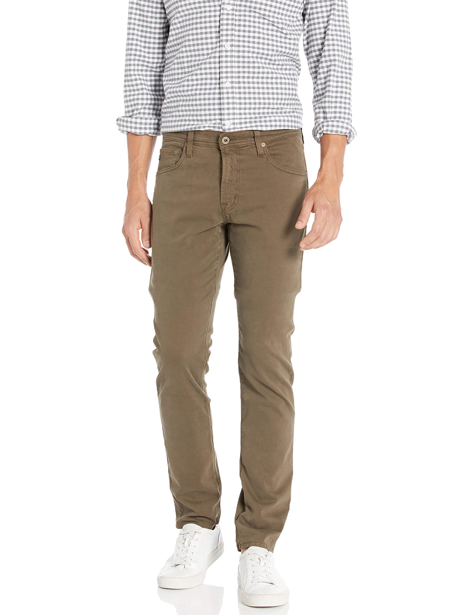 AG Adriano Goldschmied Men's The Tellis Modern Slim Leg Sud Pant - Stylish Comfort for Work & Casual Wear | Premium Men's Chinos for Office, Travel & Everyday Outfits