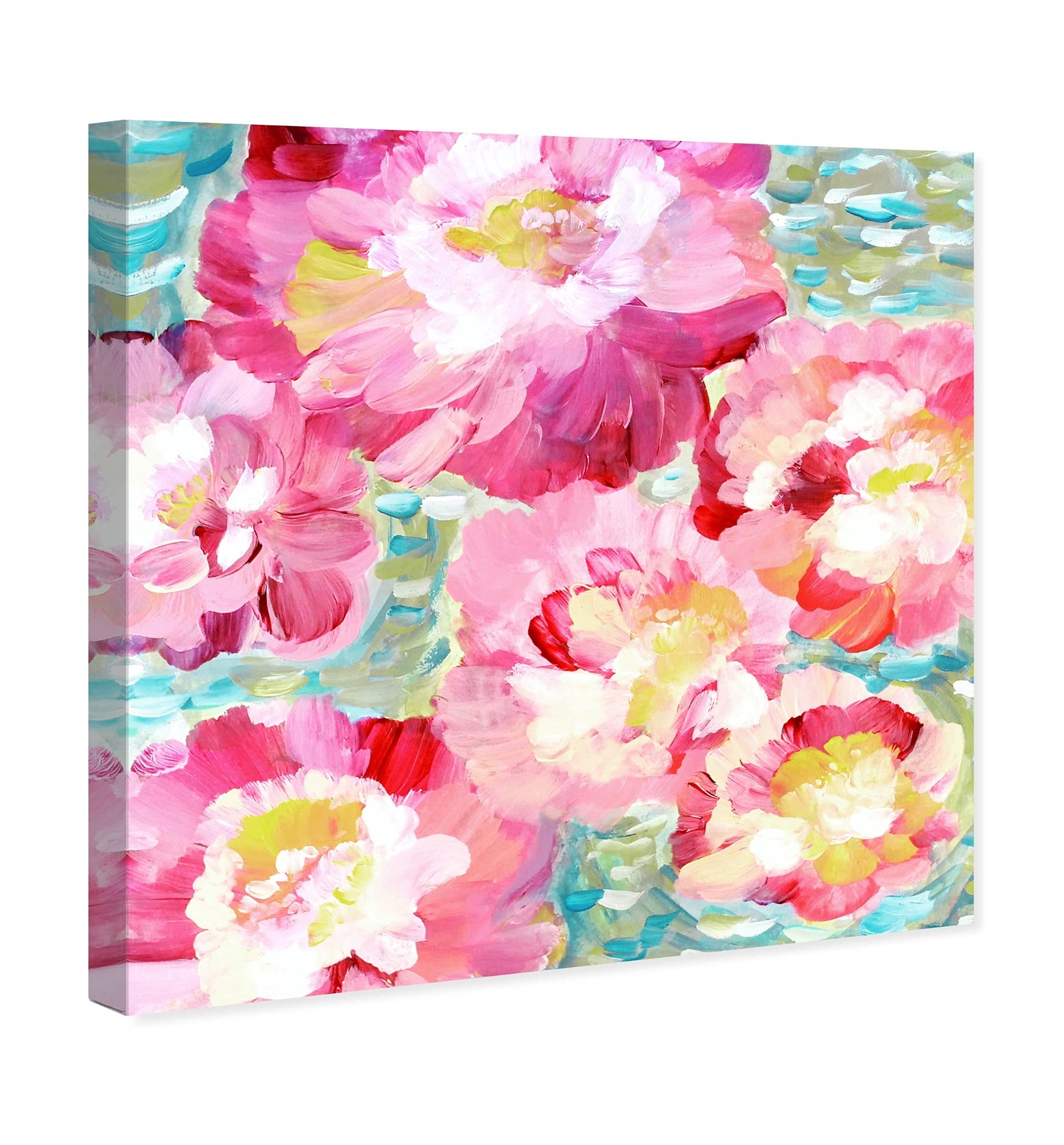 Floral and Botanical Wall Art Canvas Prints - 'Flowers in The Sun' Nature Inspired Home Decor for Living Room, Bedroom & Office