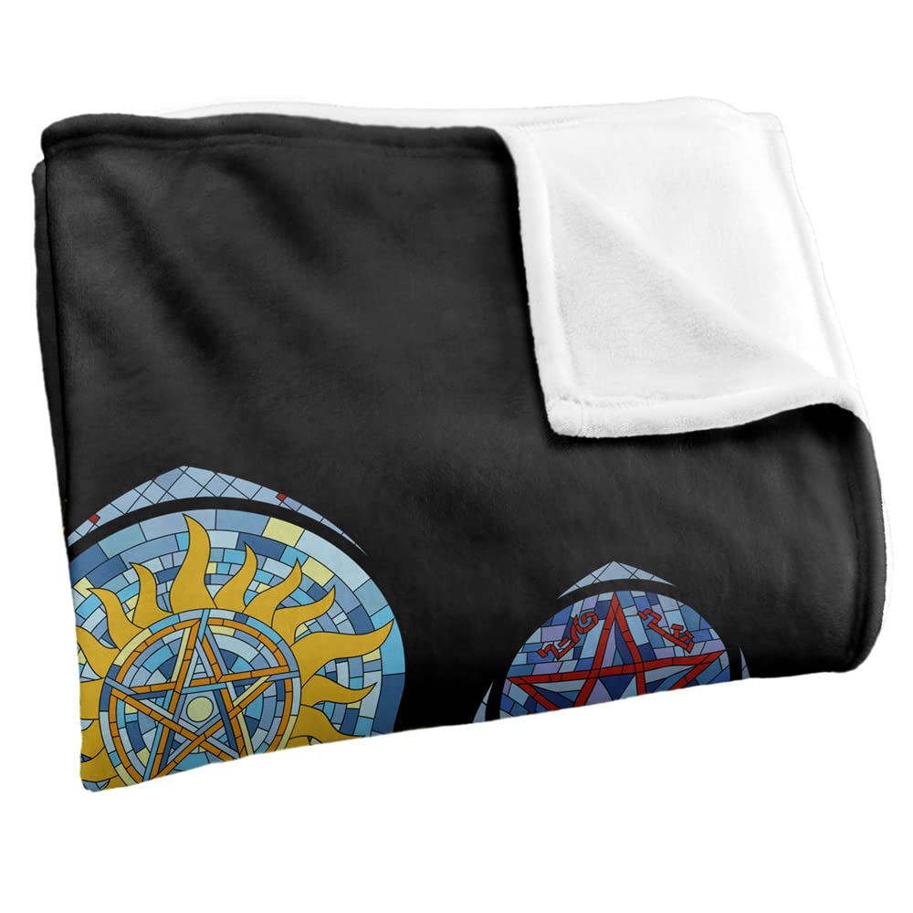 Supernatural Stained Glass Throw Blanket - 36