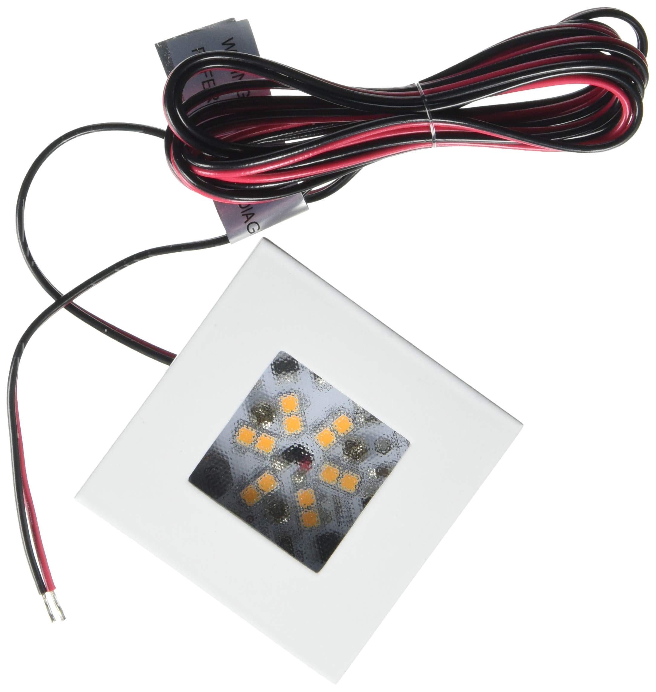 WAC LED Square Button Lights 3000K White for Home & Office