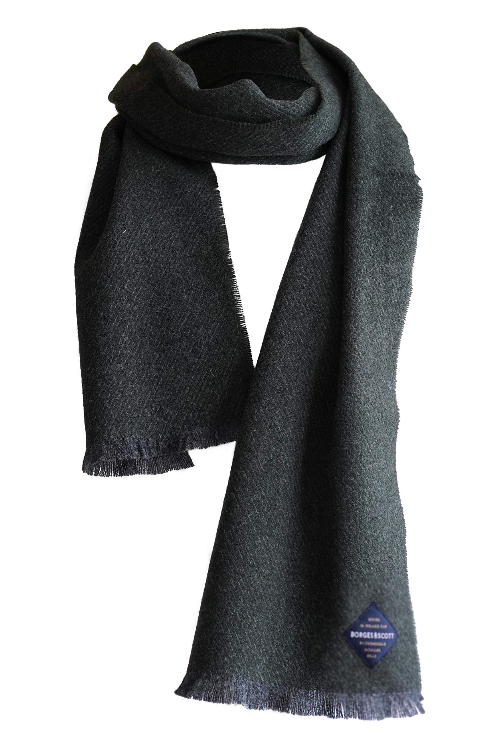 Authentic Irish Lambswool Scarf - 100% Pure Irish Wool - Handmade in Ireland - Warm Winter Accessory for Women & Men - Perfect for Cold Weather & Outdoor Activities