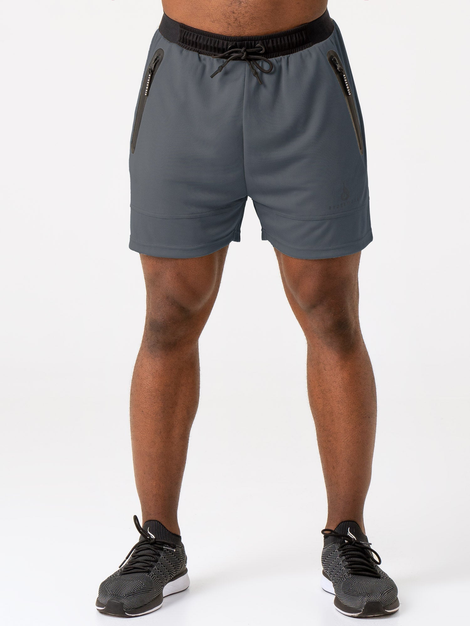 Advanced Mesh Shorts for Men - Breathable & Lightweight Steel Blue Athletic Shorts - Perfect for Running, Gym, and Outdoor Activities