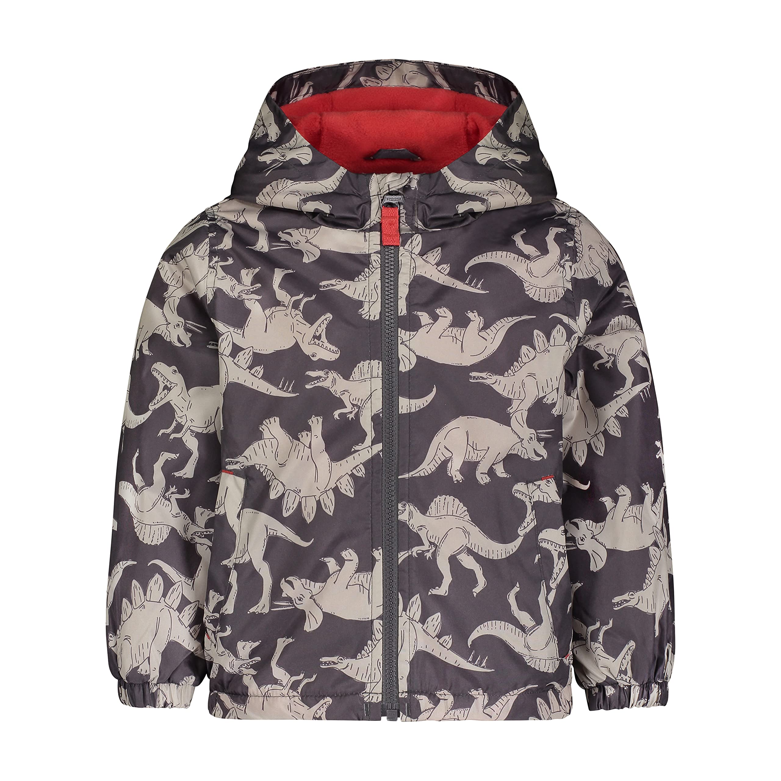Carter's Boys' Fleece Lined Midweight Jacket - Warm Winter Coat for Kids, Water-Resistant Outdoor Jacket for Boys | Perfect for School, Playground & Cold Weather Activities