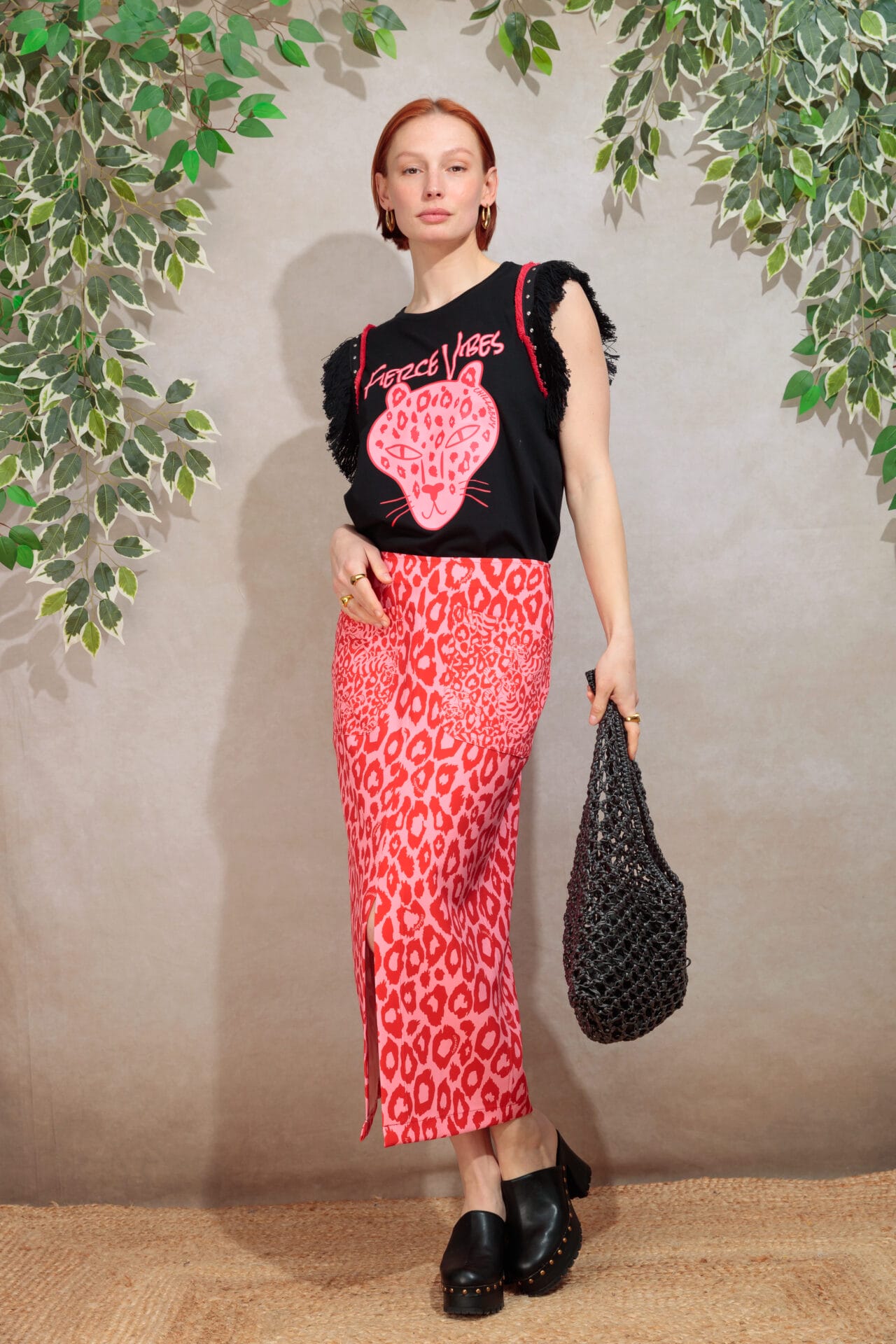 Stylish Long Pocket Skirt with Bengal Print - Perfect for Casual Outings, Beach Vacations, and Boho Fashion
