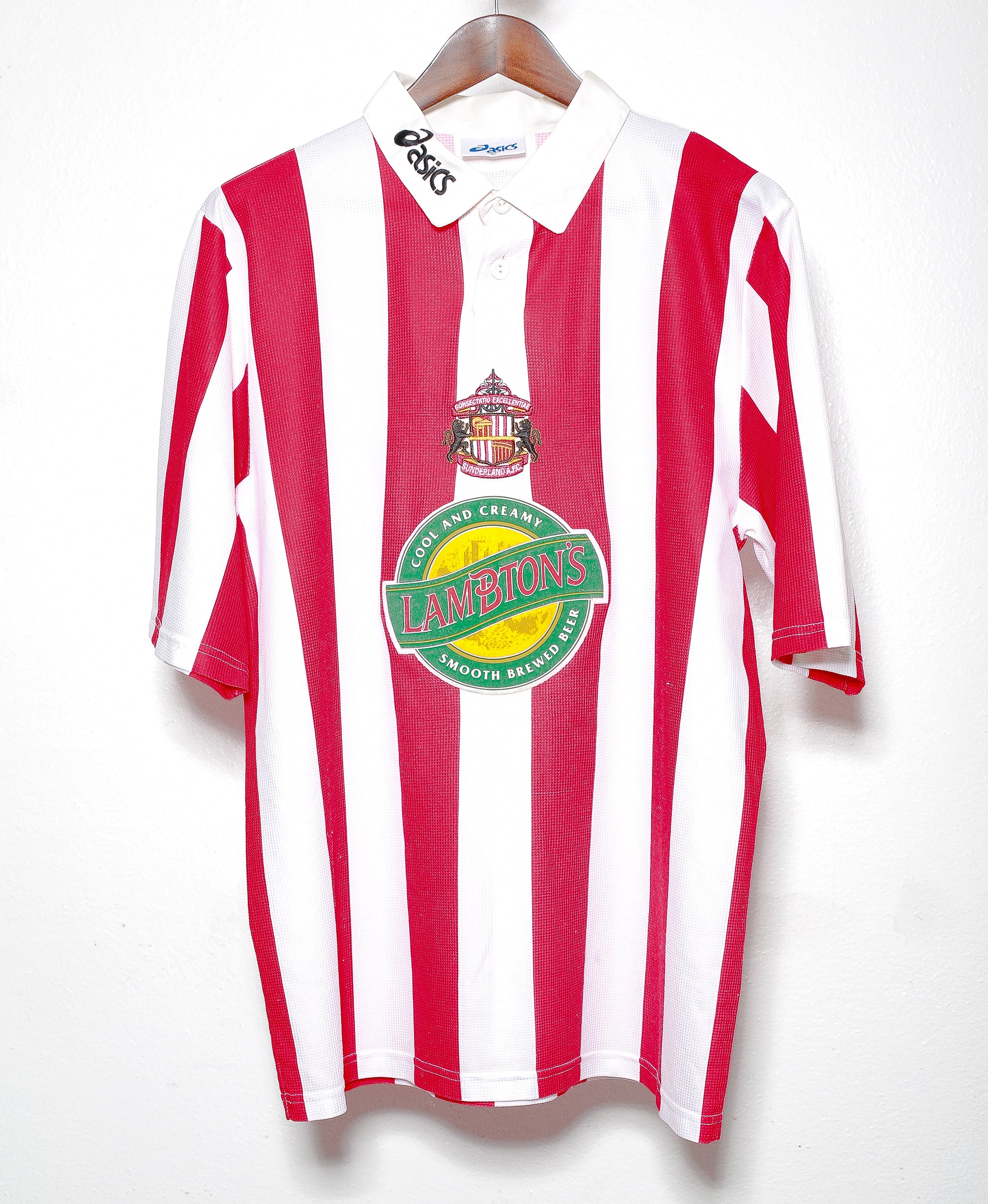 1997-1998 Sunderland AFC Home Jersey - XL Size | Vintage Football Shirt for Fans & Collectors - Perfect for Matchdays, Gifts & Retro Sports Fashion