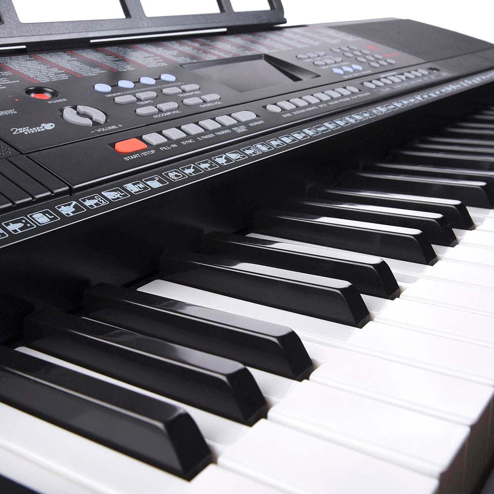 TheLAShop 61-Key Digital Piano with 300 Timbres & USB Connectivity - Portable Electronic Keyboard for Beginners, Home Practice, and Live Performances