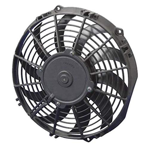 Spal 30100435 10 Inch Curved Blade Puller Fan - High Performance Cooling Fan for Automotive, HVAC, and Industrial Applications