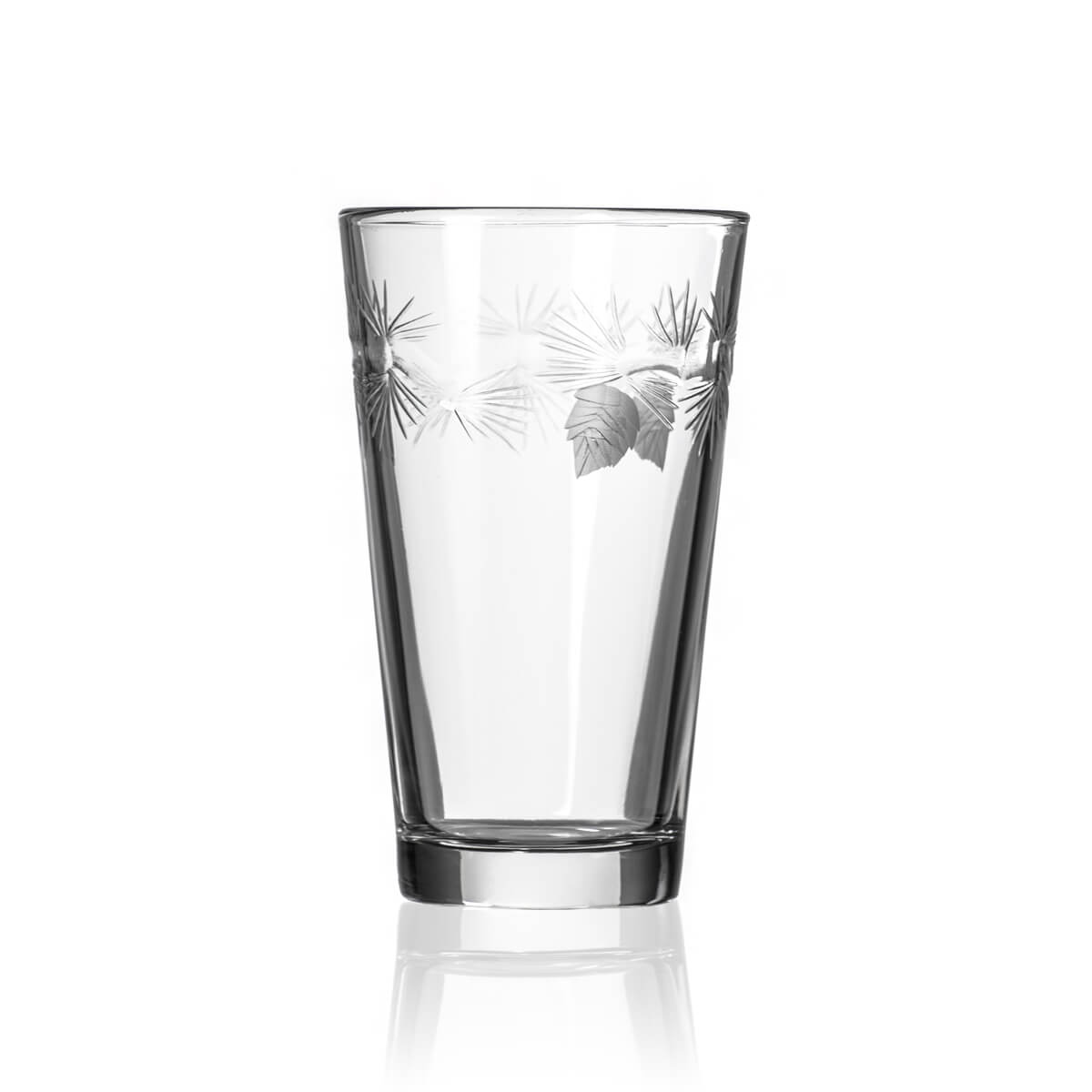Icy Pine 16oz Beer Pint Glasses - Set of 4 | Durable Barware for Home, Parties & Outdoor Gatherings | Perfect for Craft Beer, Cocktails & Iced Beverages