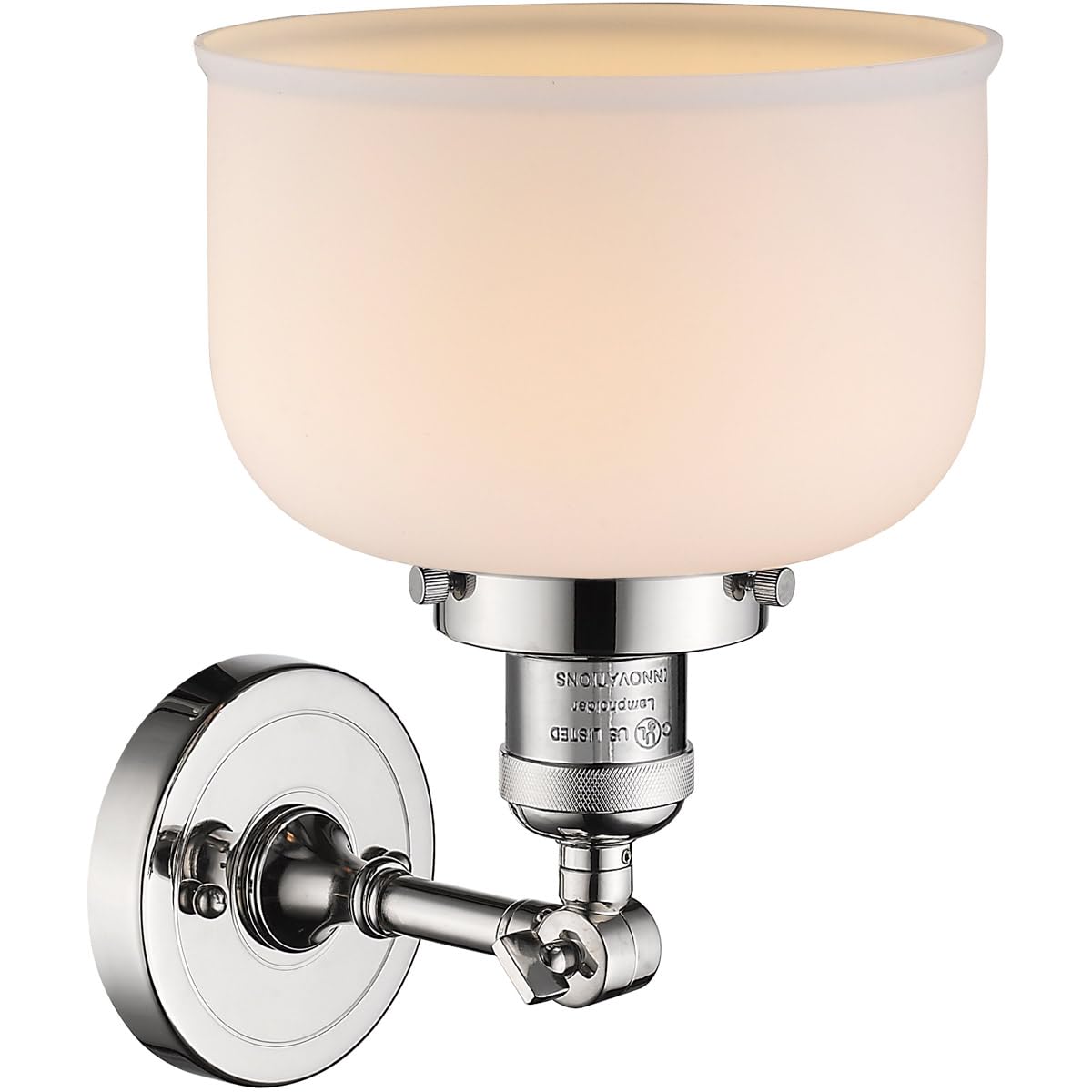Innovations INNO203-PN-G71-LED Modern LED Wall Sconce Light Fixture - Polished Nickel Finish - Energy Efficient Indoor Lighting for Bedroom, Living Room & Hallway