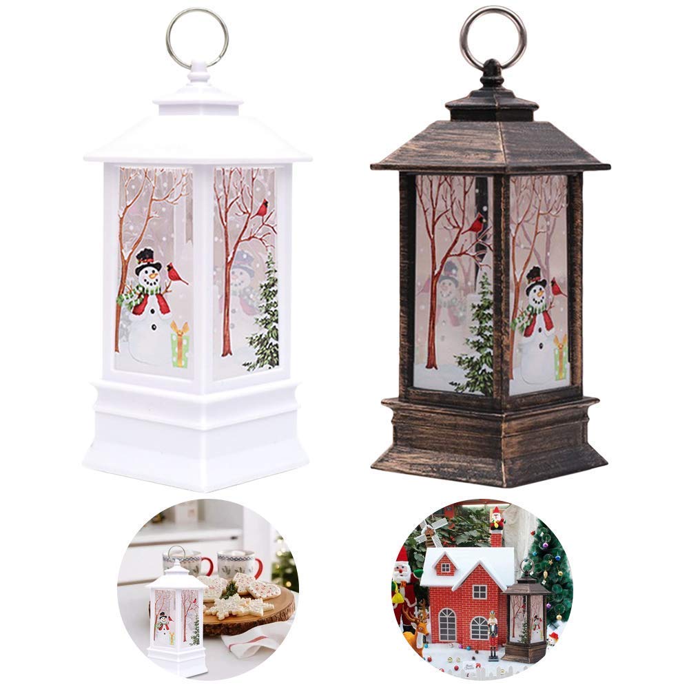 2PCS LED Christmas Snowman Candles - Flameless Tea Light Candles for Holiday Decor, Christmas Party, Home & Tabletop Decoration
