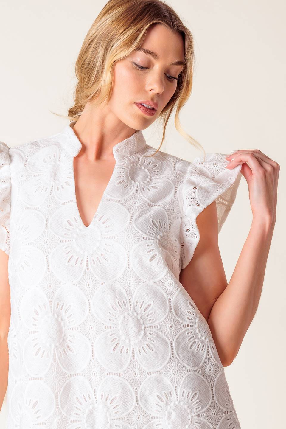 FLEETING WHISPERS Lace Mini Dress - Elegant Party & Evening Wear for Women | Perfect for Date Night, Cocktail Parties & Special Occasions