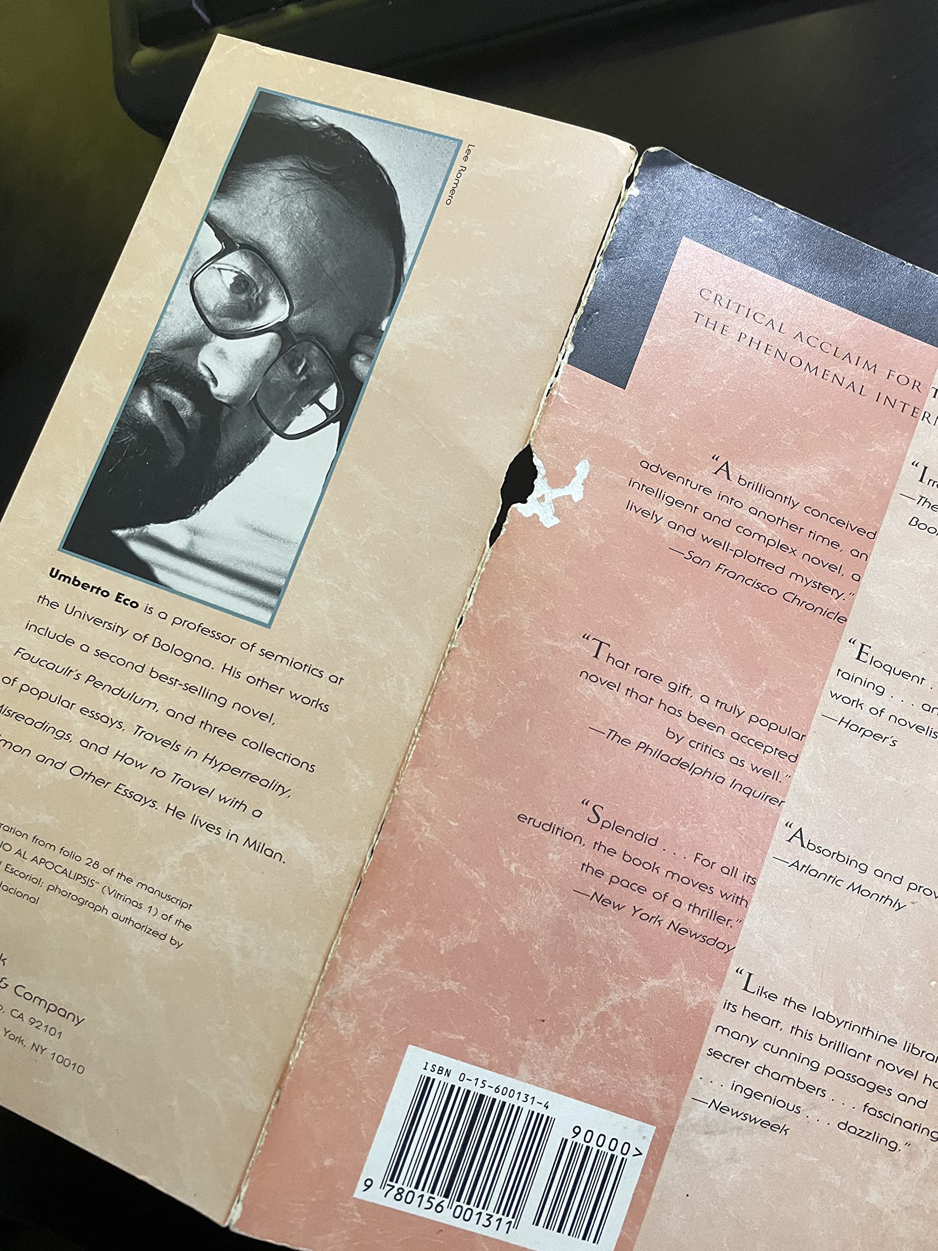 The Name of the Rose Novel by Umberto Eco - Historical Mystery Book with Author's Postscript | Perfect for Book Clubs & Medieval Literature Lovers