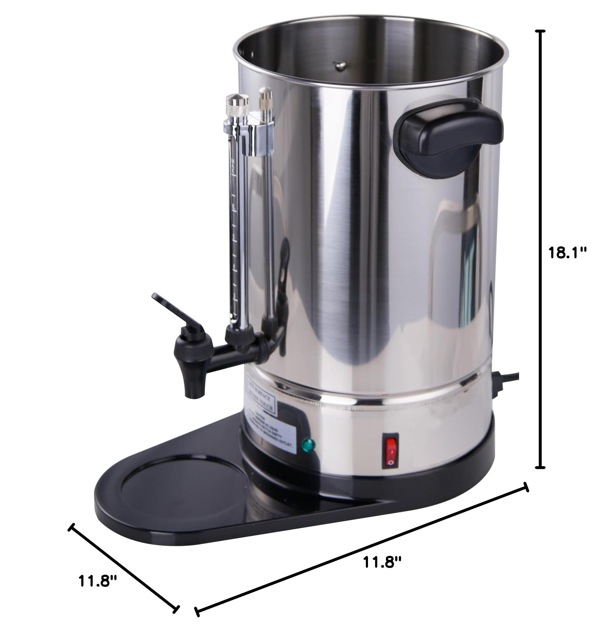 Premium Commercial Coffee Maker & Hot Water Dispenser - Large Capacity Coffee Urn for Events, Catering & Offices - Perfect for Weddings, Parties & Business Meetings