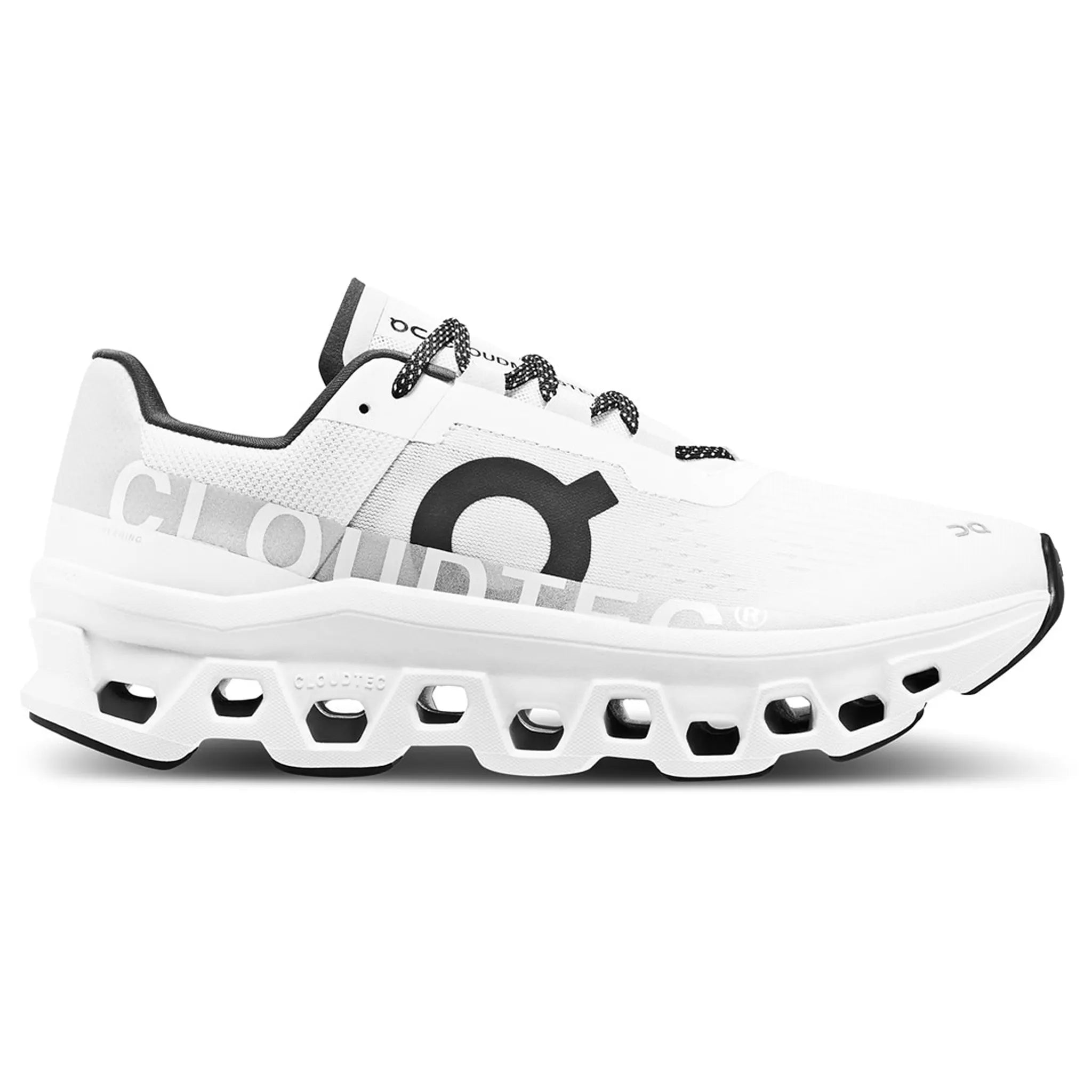 On Running Cloudmonster Running Shoes - Undyed White - Lightweight Cushioned Sneakers for Men & Women - Perfect for Road Running, Jogging, and Gym Workouts