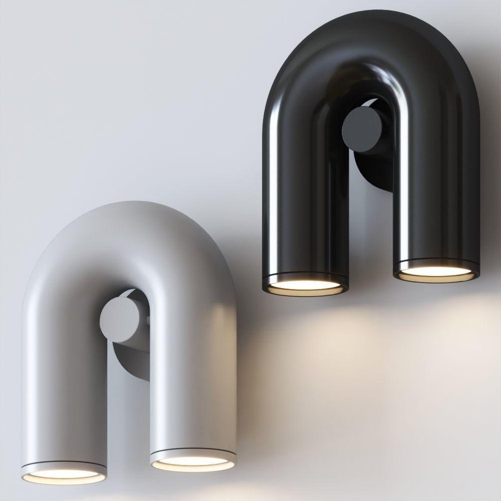 Modern Cirkus Wall Lamp - Sleek Scandinavian Design LED Sconce Light Fixture for Living Room, Bedroom, Hallway - Perfect for Ambient Lighting and Home Decor