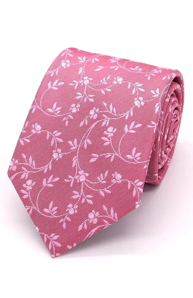 LA Smith Tumbling Petals Woven Wedding Poly Ties - Elegant Floral Design for Wedding Decorations, Bridal Bouquets, and Special Events