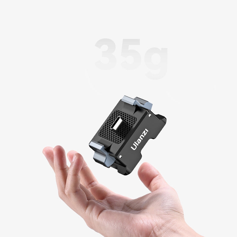 Ulanzi PK 10 Osmo Pocket 3 Expansion Adapter for DJI Action Camera - Compatible with DJI Pocket 3 & Action Cameras - Perfect for Vlogging, Travel & Outdoor Adventures