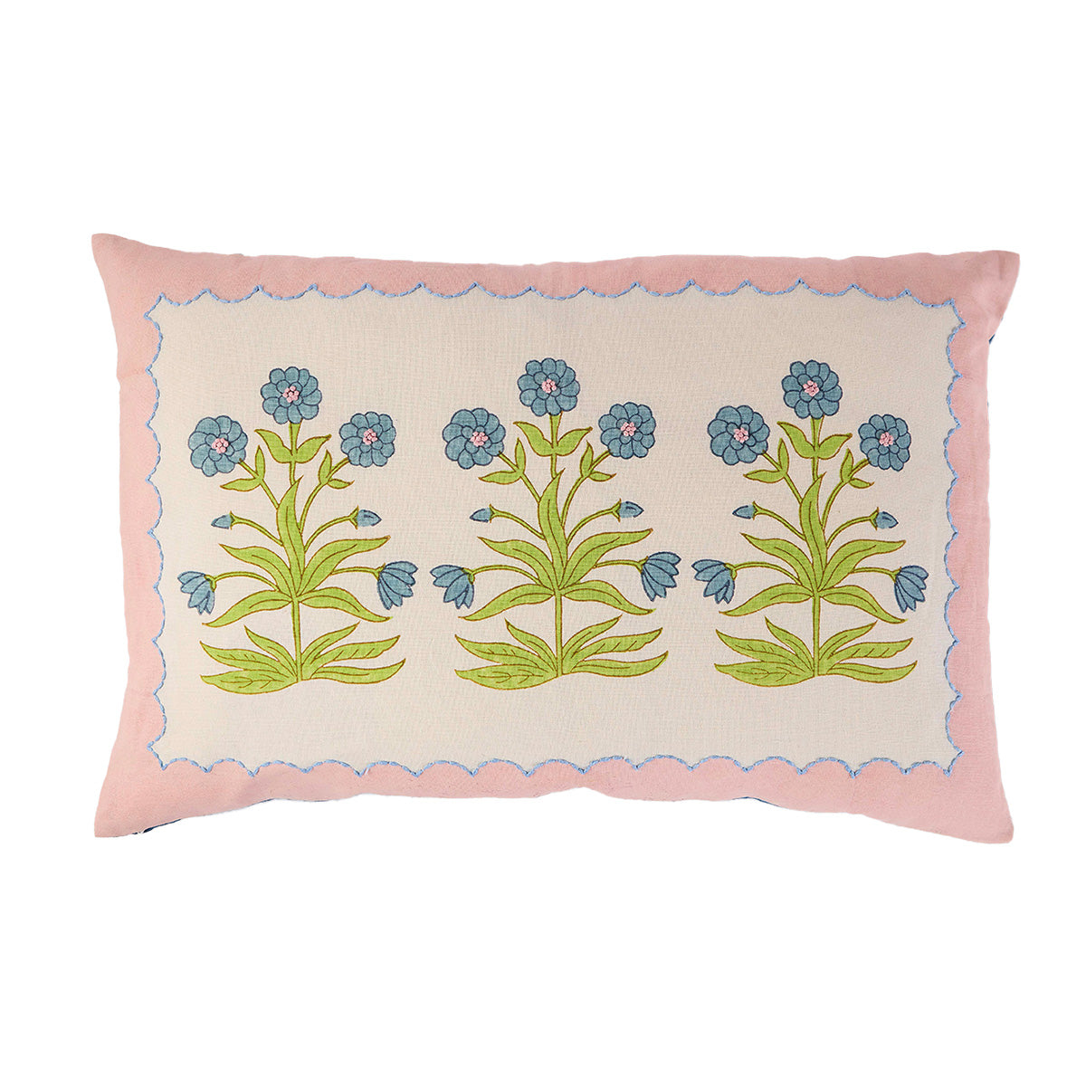 Embroidered Sadie Cushion Cover - Elegant Home Decor for Sofa, Bed & Living Room - Perfect for Boho, Farmhouse & Modern Interior Design