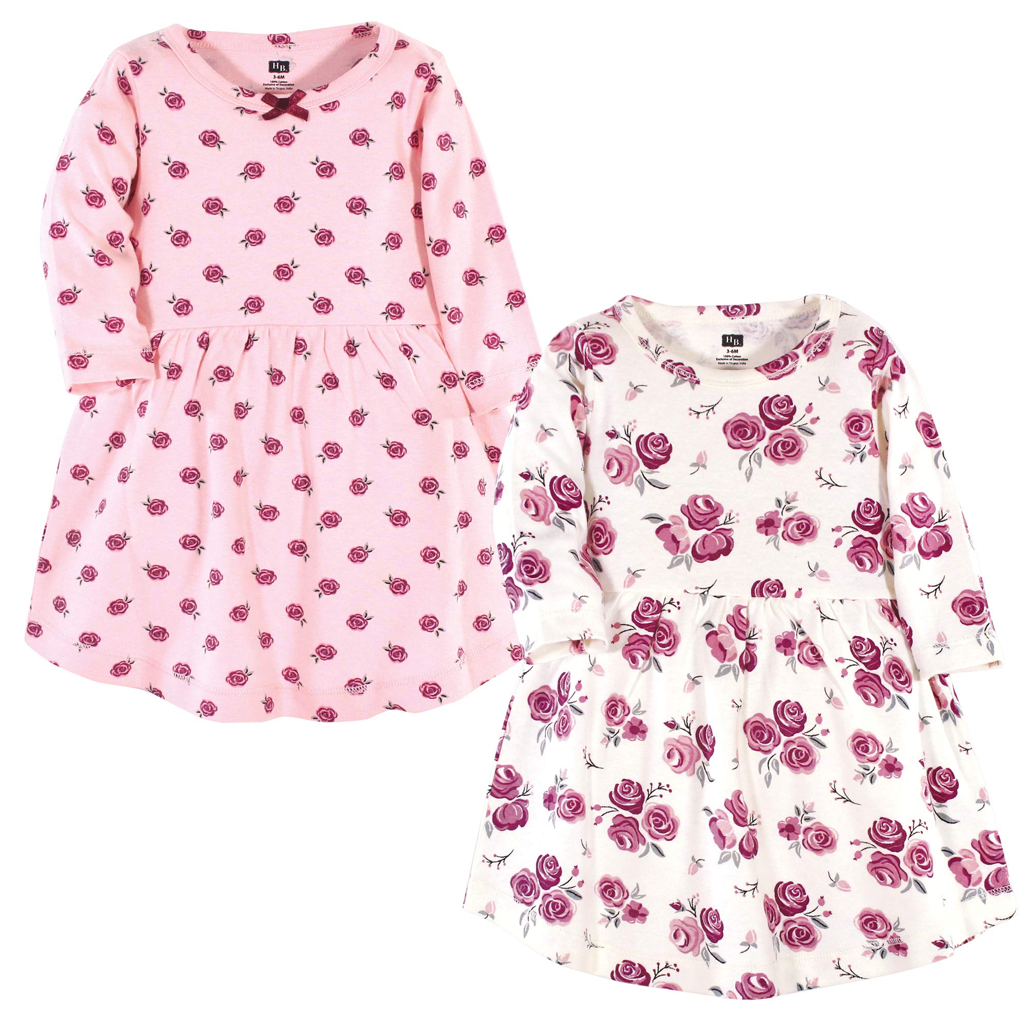 Hudson Baby Girls Cotton Dresses for Play & Party