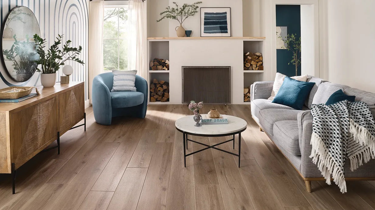 Coretec Plus Premium Integrated Bevel with Softstep – Parchment Oak 9
