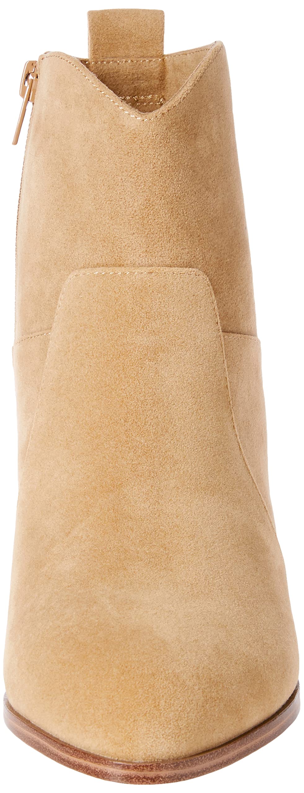 Amazon Essentials Women's Western Ankle Boots - Comfortable Leather Booties for Fall & Winter | Casual, Work & Outdoor Wear | Water-Resistant & Slip-Resistant Sole