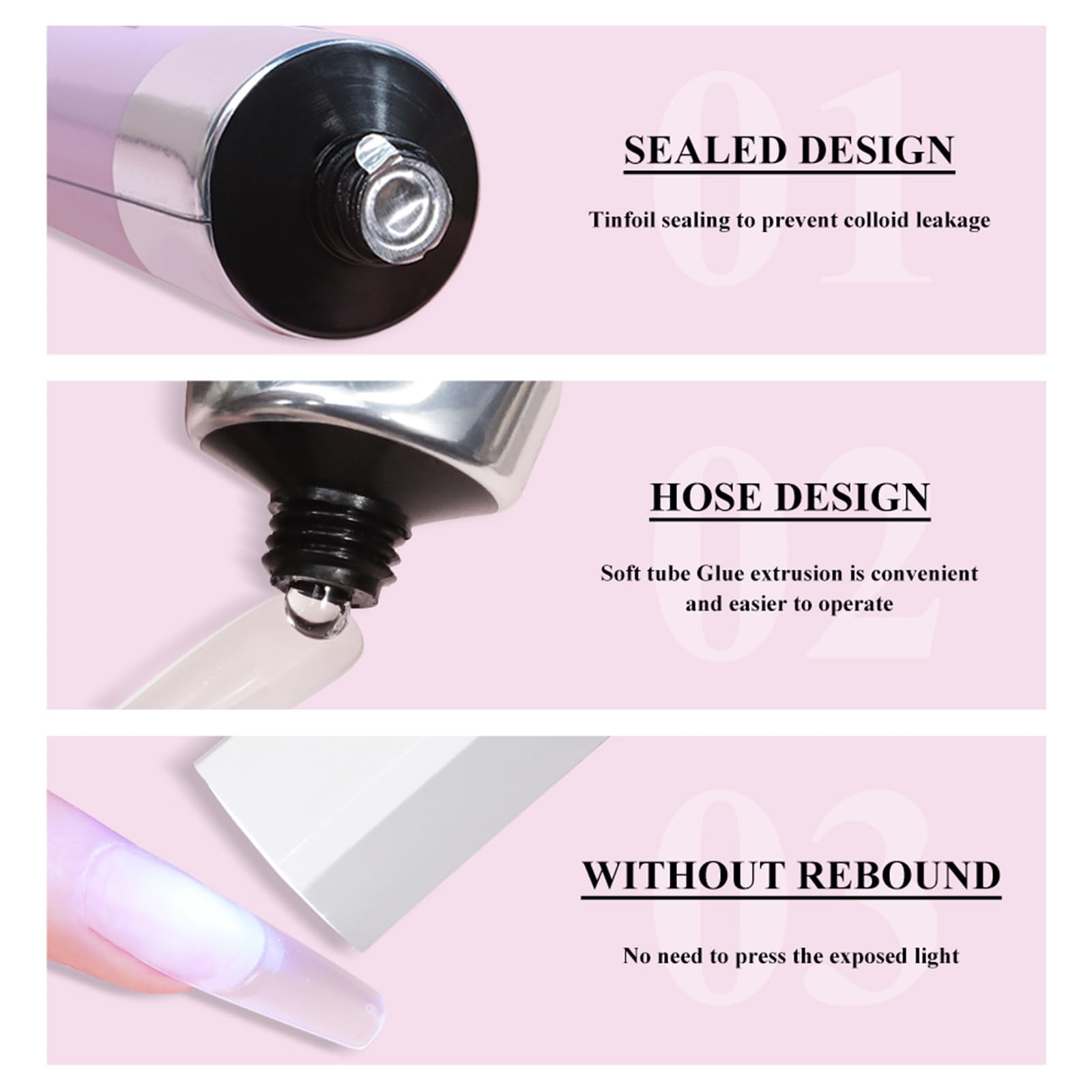 LIMEGIRL Professional Solid Nail Glue Gel Kit with UV Lamp & Nail Glue Remover - Long-Lasting 30+ Days Fake Nail Adhesive for Press On Nails, Salon Quality Manicure Set - Perfect for Home Nail Art, DIY Manicures & Professional Salon Use