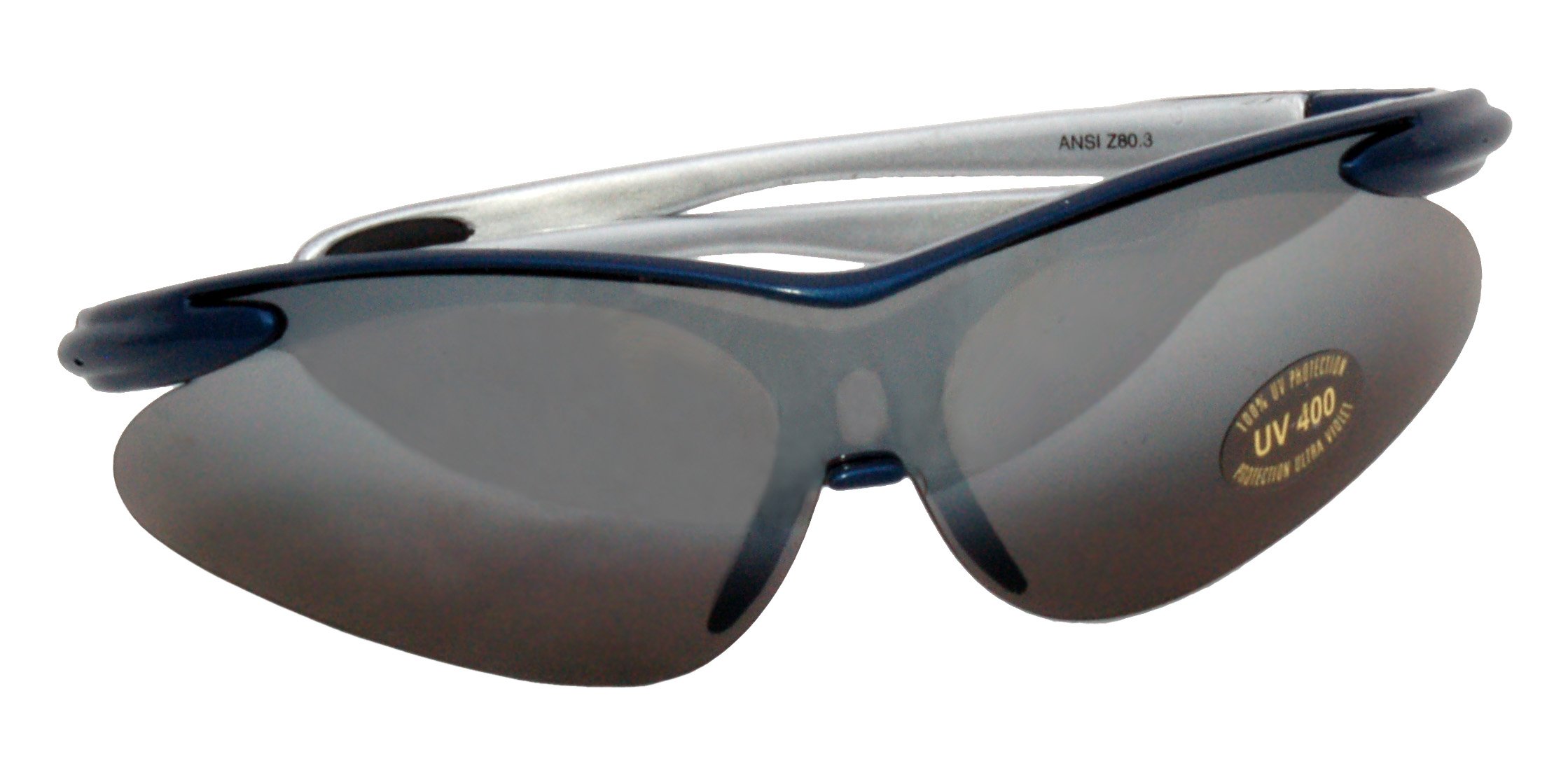 Zen-Tek SG2681 Anti-Fog UV Protection Safety Glasses - Blue Frame, Box of 12 Pairs - Perfect for Construction, Lab Work & Outdoor Activities