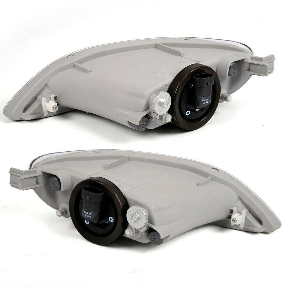2005-2008 Toyota Corolla & 2002-2004 Camry LED Fog Lights - Clear Lens Daytime Running Lamps Replacement Pair (Left+Right) - Perfect for Night Driving & Bad Weather Visibility