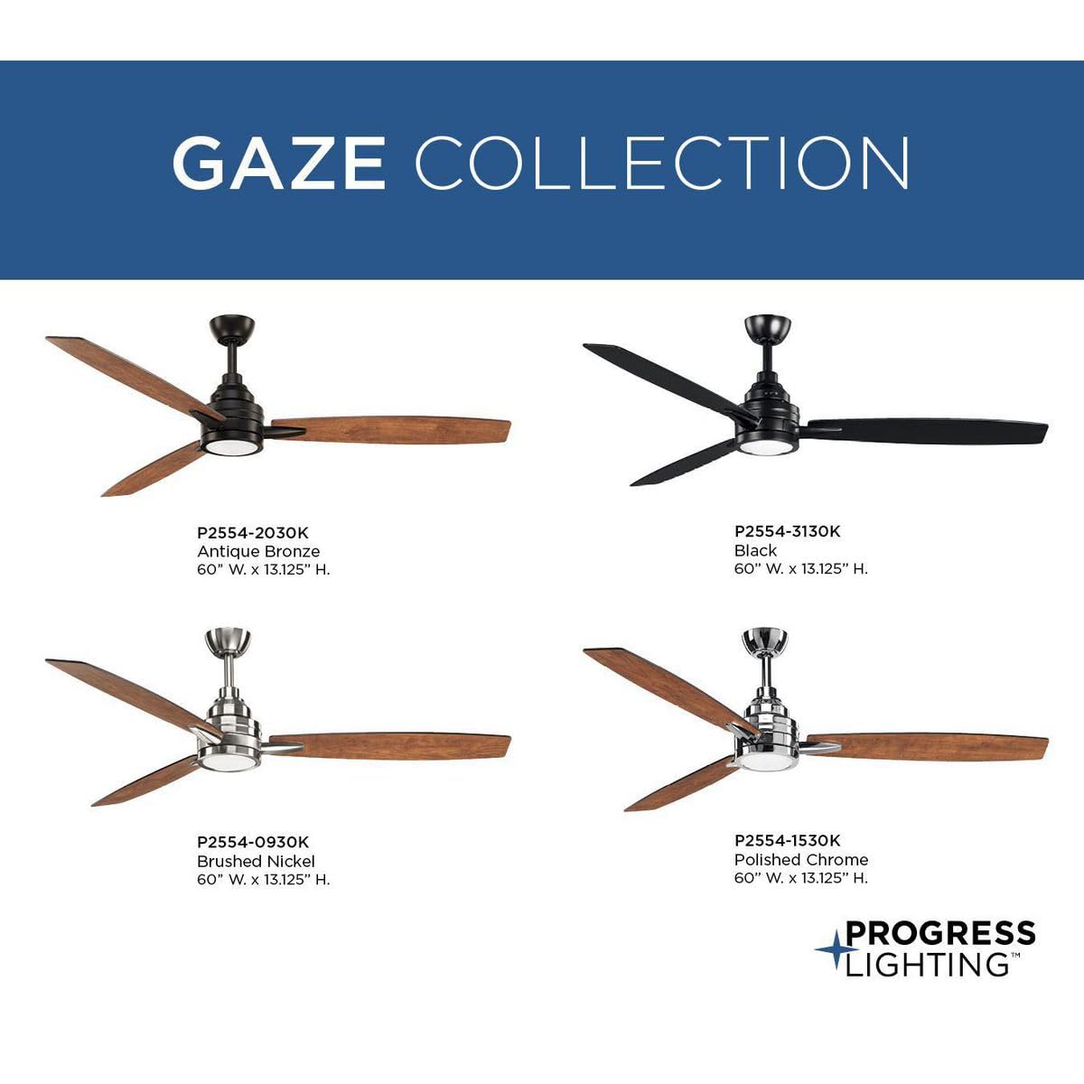 Progress Lighting Gaze Collection 60