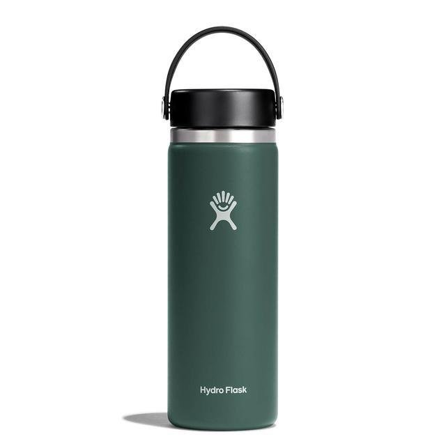 20 oz Wide Mouth Water Bottle - BPA Free, Leak Proof Stainless Steel Insulated Water Bottle for Gym, Hiking & Outdoor Activities