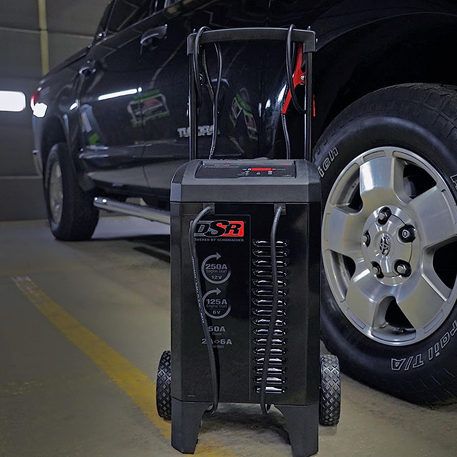 Schumacher Electric DSR131 250 Amp 12V/125 Amp 6V/50 Amp Smart Car Battery Charger - Automatic Auto Battery Charger, Maintainer & Portable Charger for Cars, Trucks, Motorcycles - Ideal for Dealers, Shops & Home Garage Use