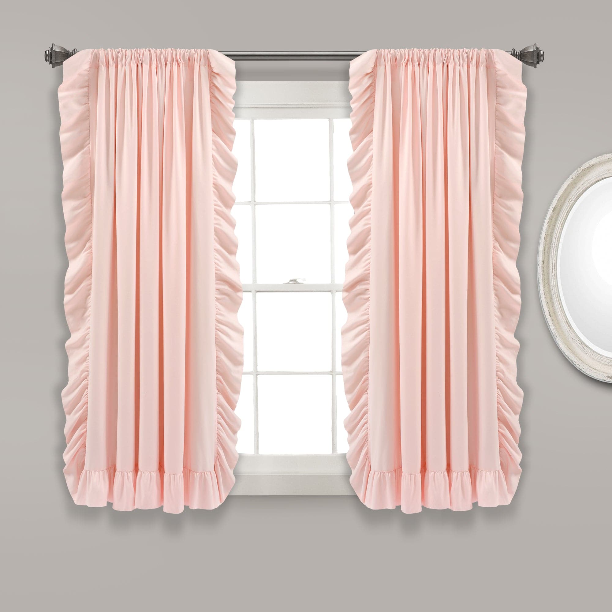 Reyna Window Curtain Panel Set - Blackout Thermal Insulated Drapes for Living Room & Bedroom - Noise Reducing & Energy Saving Home Decor