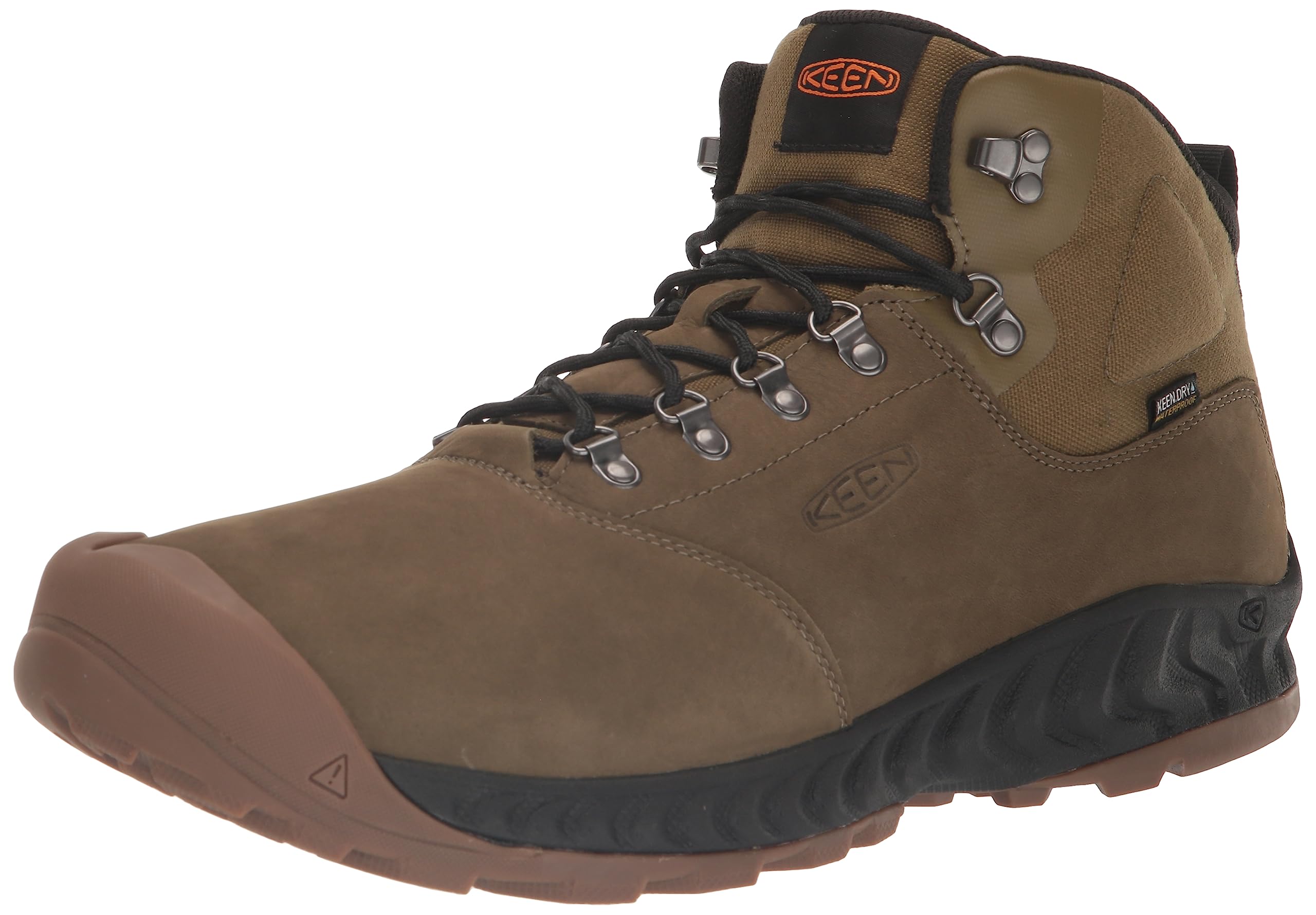 KEEN Men's Nxis Explore Mid Height Waterproof Hiking Boots - Lightweight & Fast Packing for Outdoor Adventures, Trail Running & Camping