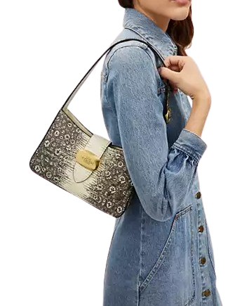 Coach Eliza Shoulder Bag for Women - Genuine Leather Crossbody Purse with Adjustable Strap - Perfect for Work, Travel & Everyday Use