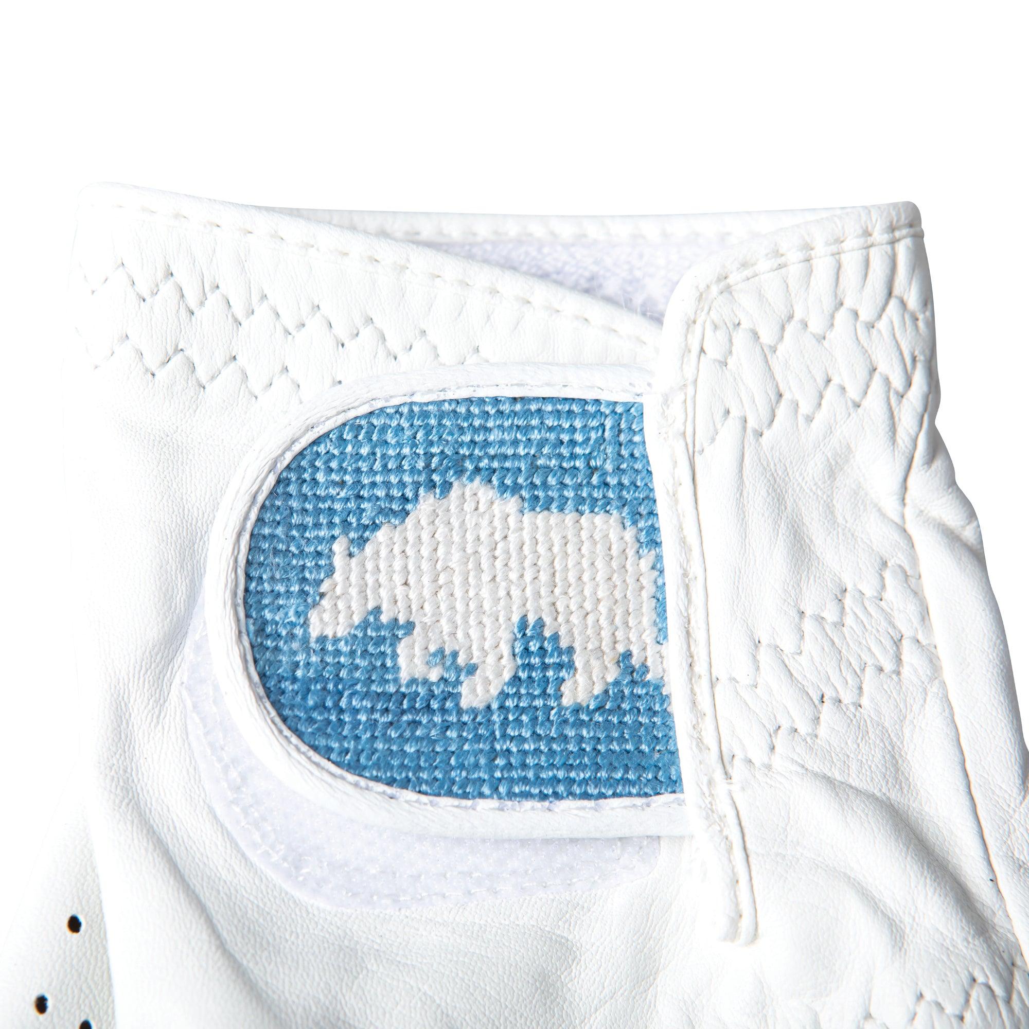 Premium Bear Logo Needlepoint Golf Gloves for Men & Women - Breathable & Comfortable for All-Weather Play - Perfect for Driving Range, Course Play & Professional Tournaments