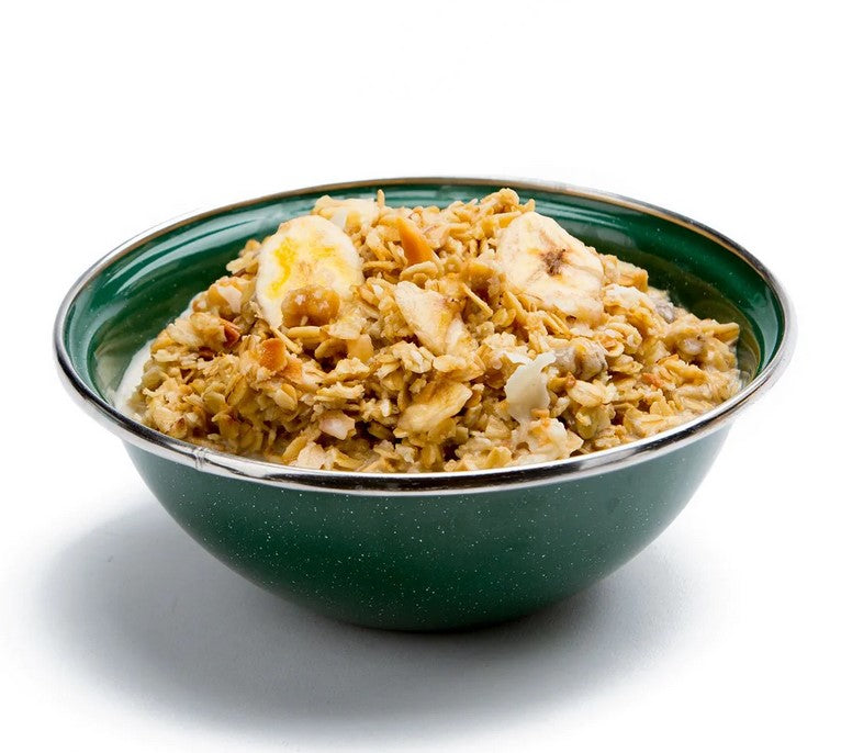 Backpacker's Pantry Granola with Bananas, Milk & Almonds - Single Serving Freeze-Dried Breakfast for Hiking, Camping & Emergency Food Supply