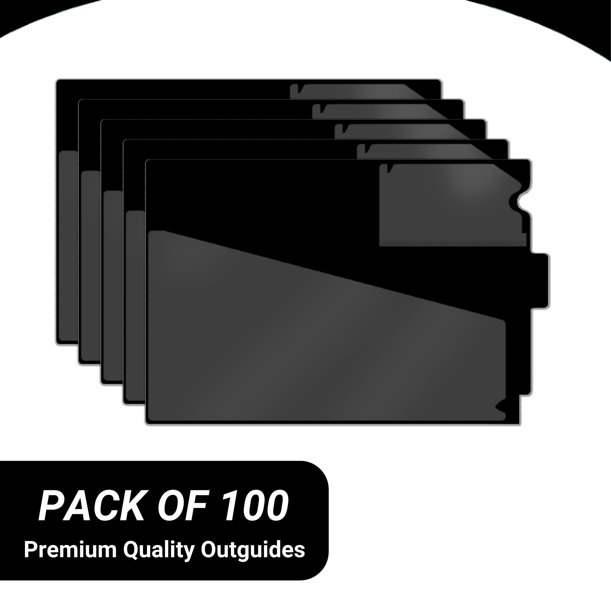 Professional Plastic File Folders - Letter Size 9