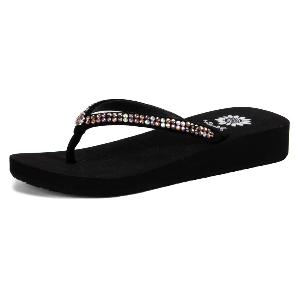 Yellow Box Women's Jello Sandal - Comfortable Casual Summer Sandals for Women | Perfect for Beach, Pool, and Everyday Wear