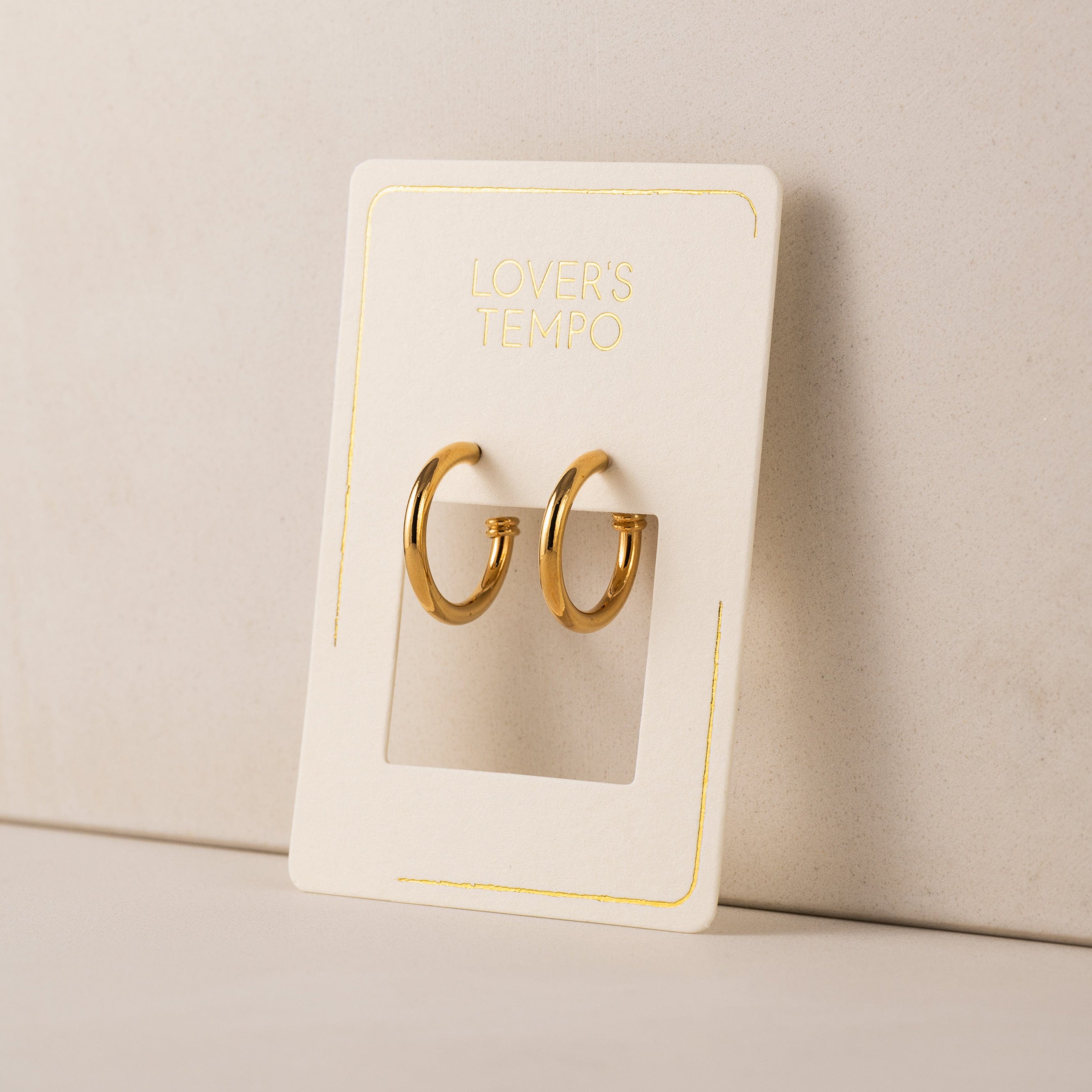 Constance Hoop Earrings - 14K Gold Plated Sterling Silver Huggie Hoops for Women | Perfect for Everyday Wear, Date Nights & Special Occasions
