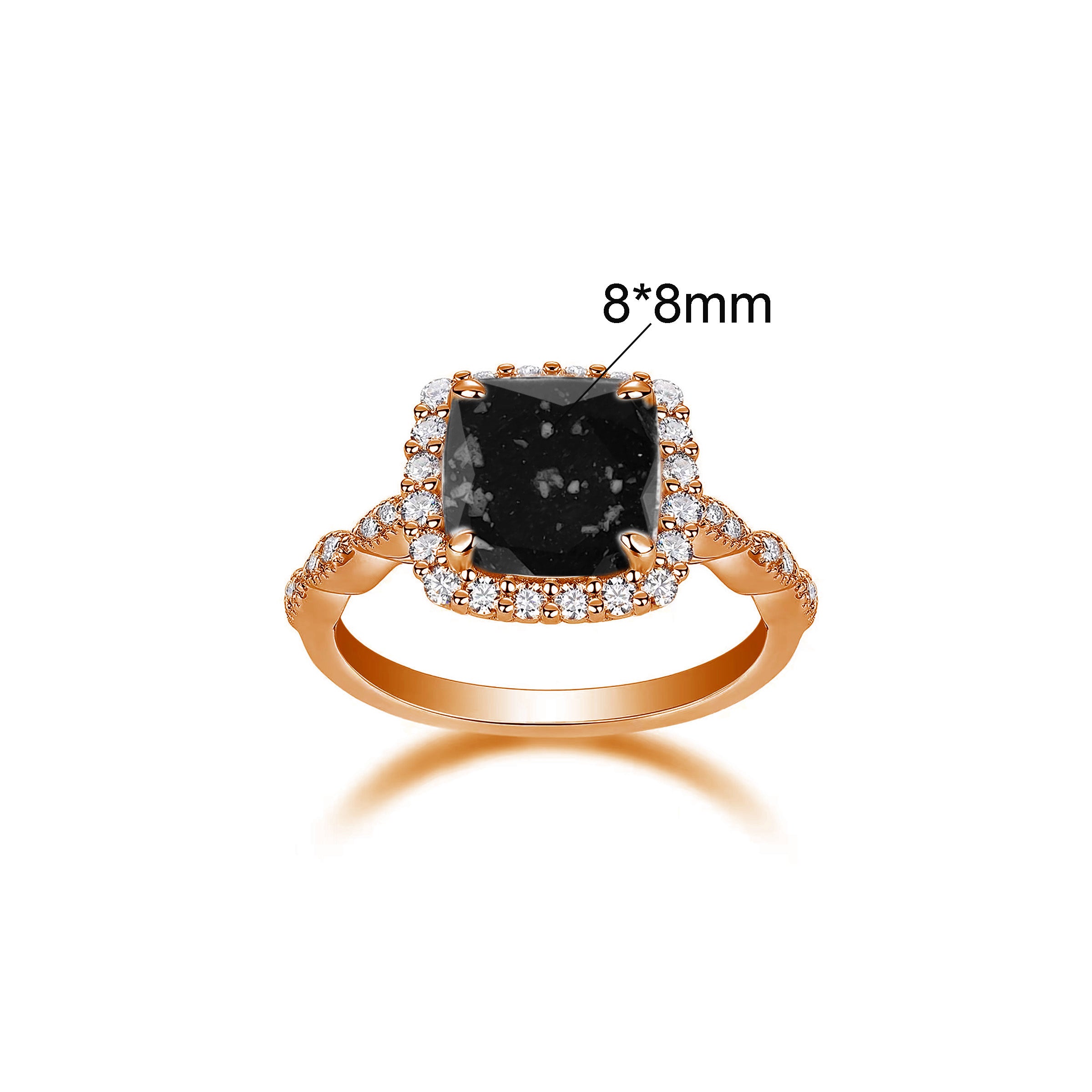 Golden Grace: Elegant Ashes Ring for Memorial Keepsake - Perfect for Remembrance, Funeral, or Cremation Jewelry - Ideal for Grieving Loved Ones & Honoring Memories
