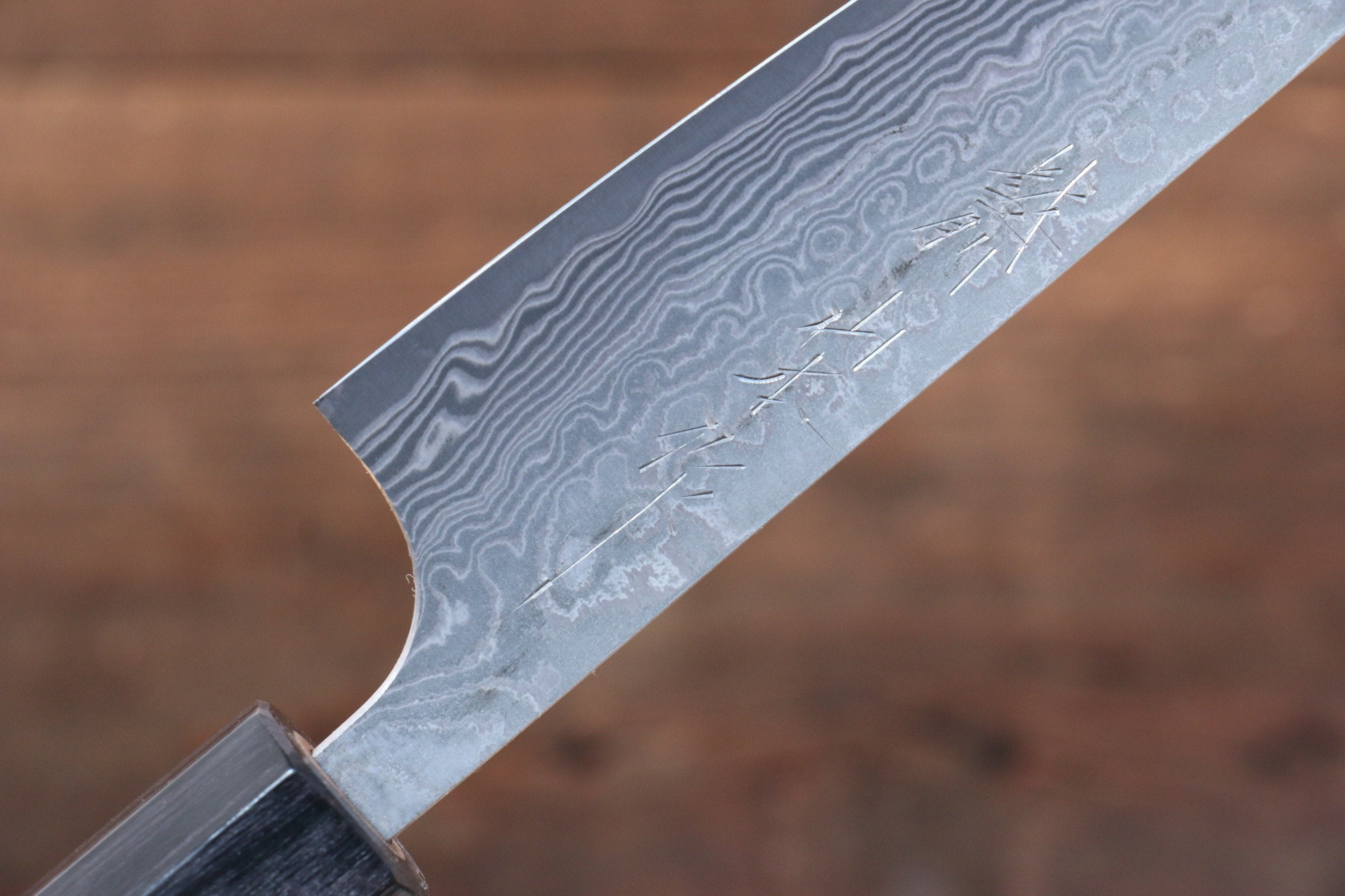 Premium Nao Yamamoto SG2 Black Damascus 140mm Petty Utility Knife with Shitan Handle - Perfect for Slicing, Dicing & Precision Kitchen Tasks