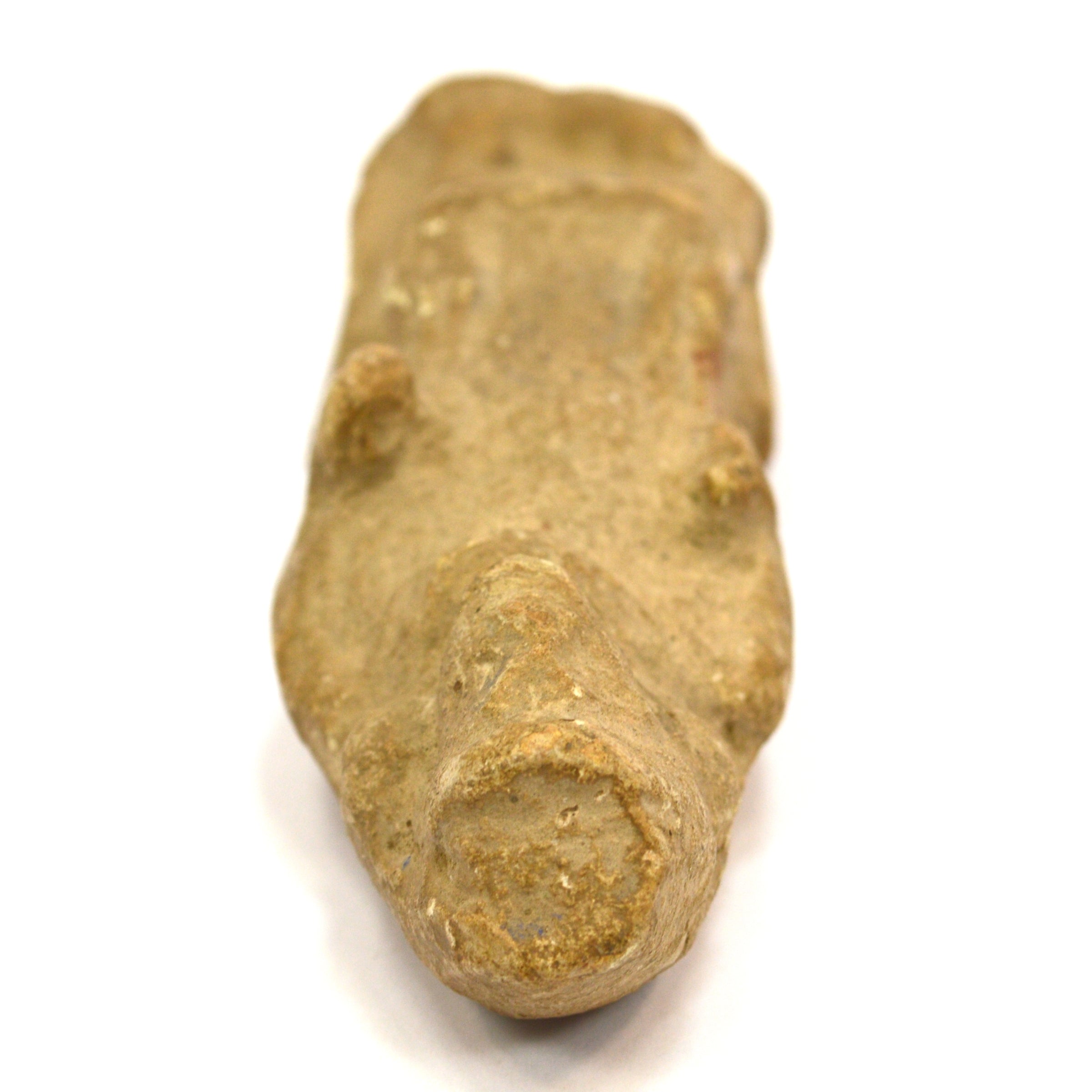 Ancient Carved Stone Effigy Fertility Statue - Pre-Columbian or Near East Artifact for Home Decor & Spiritual Altar