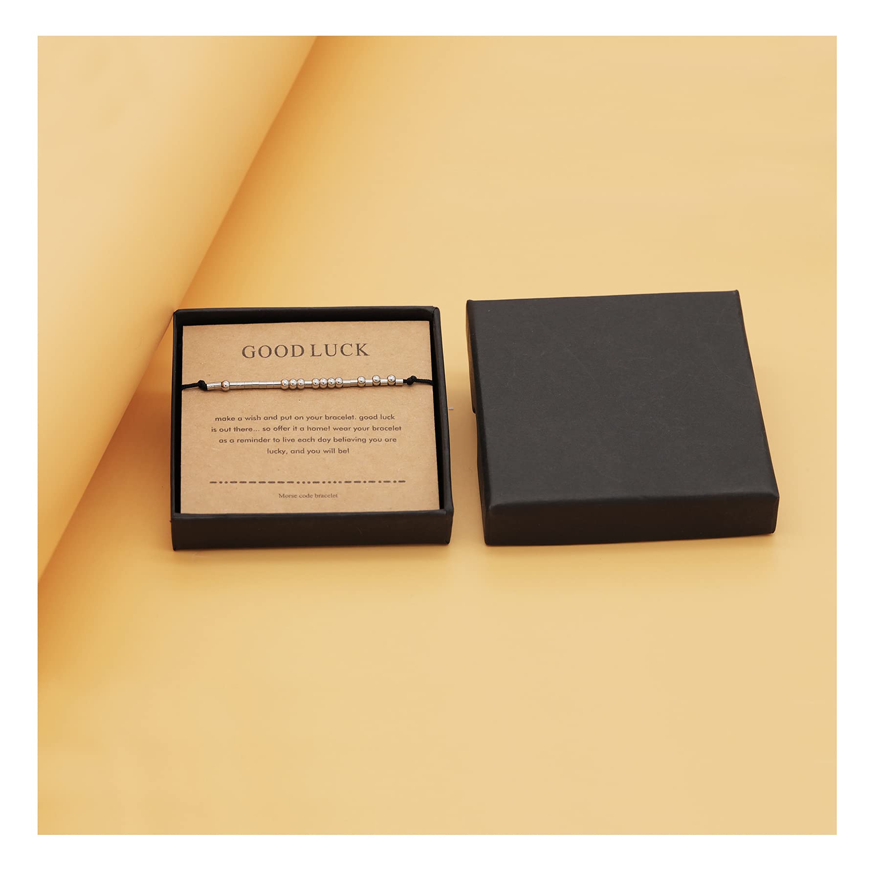 Morse Code Bracelet for Women & Men - Meaningful Gift with Card for Best Friend, Couple, Sisters & Family - Perfect for Birthdays, Anniversaries & Special Occasions