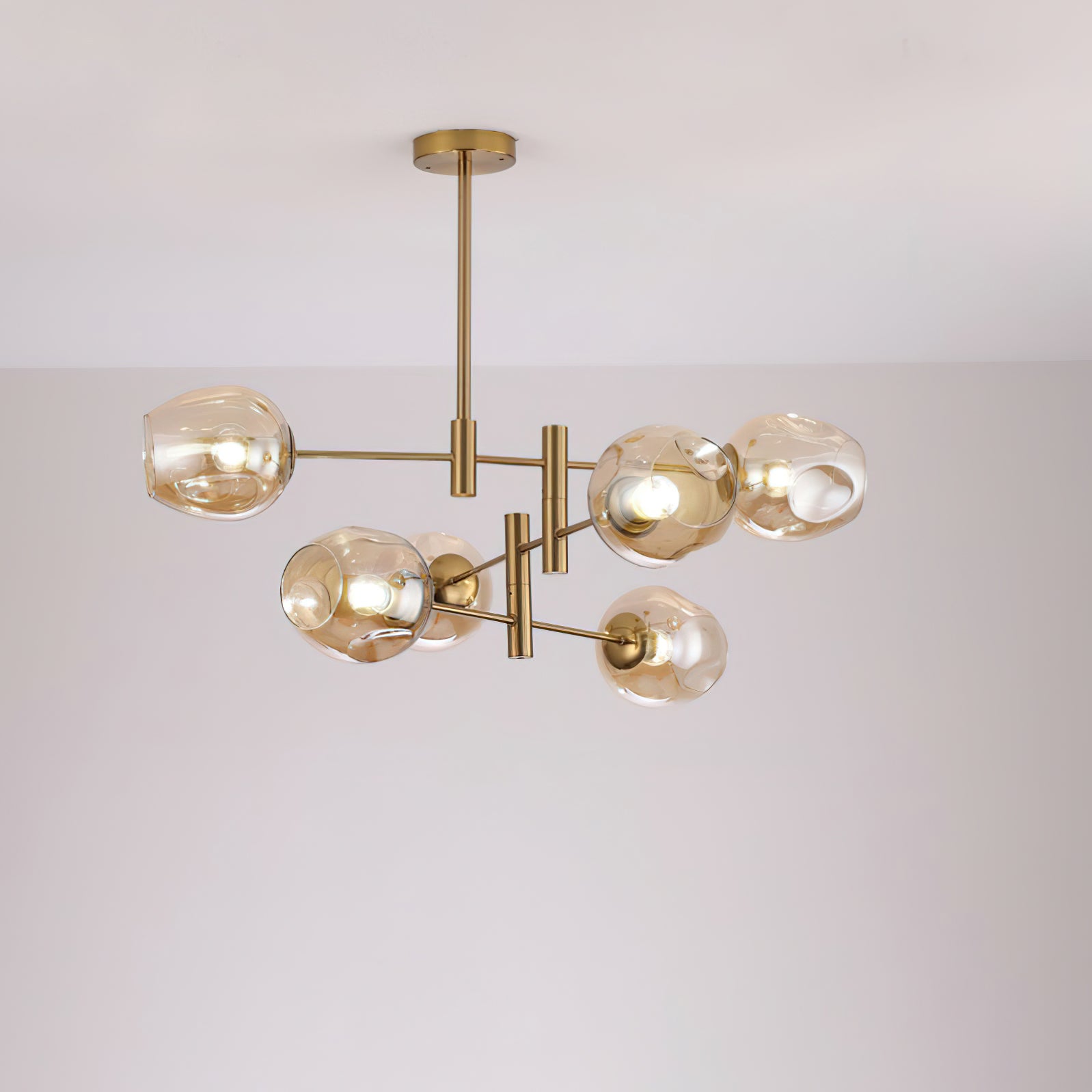 Elegant Branch Optical Chandelier - Modern Crystal Ceiling Light Fixture for Dining Room, Living Room, Bedroom Decor | Energy Efficient LED Lighting for Home & Office