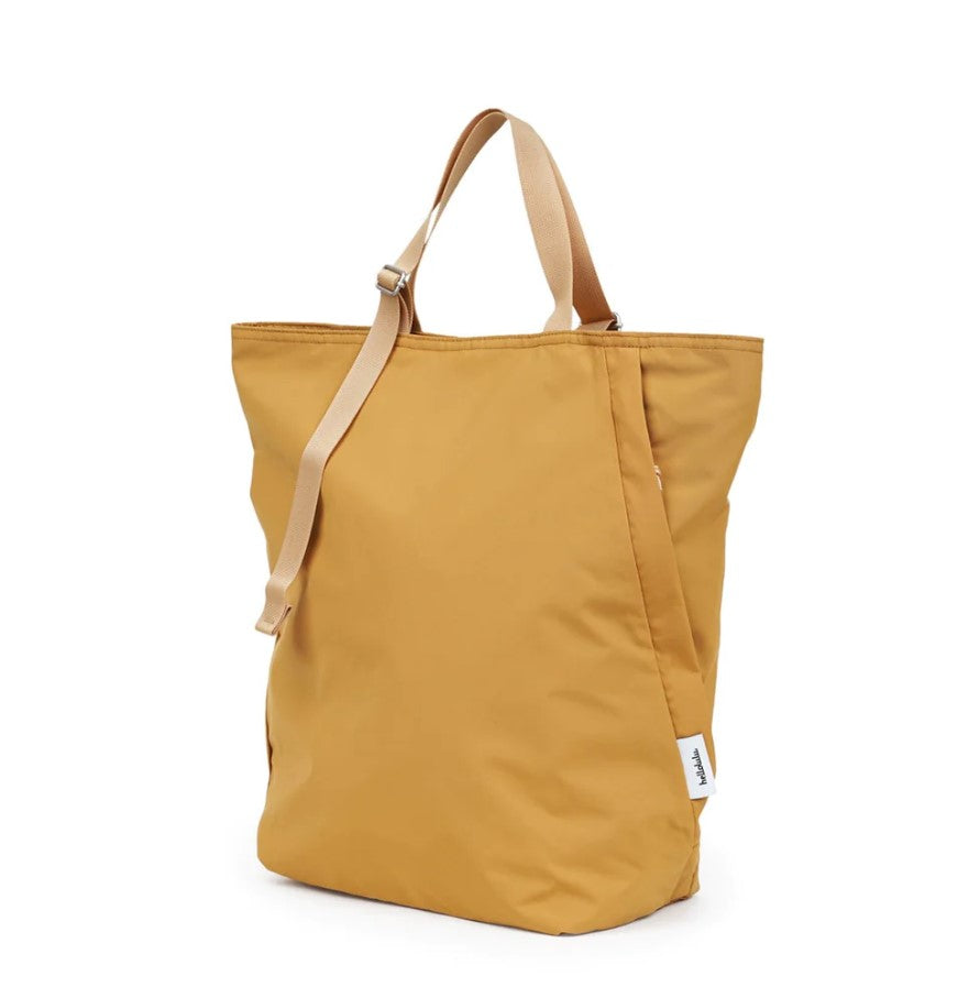 HELLOLULU Cuba 2-Sided Shoulder Bag (Large) in Toffee Brown - Perfect for Work, Travel & Everyday Use