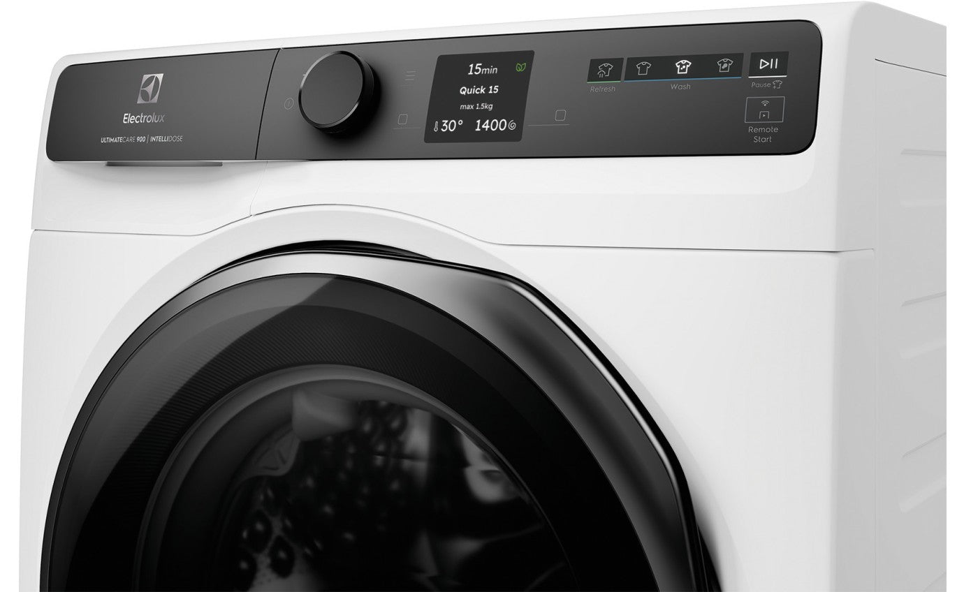 Electrolux EWF1042R9WC 10kg UltimateCare 900 Front Load Washing Machine - Energy Efficient, Quiet Operation for Apartments & Small Homes
