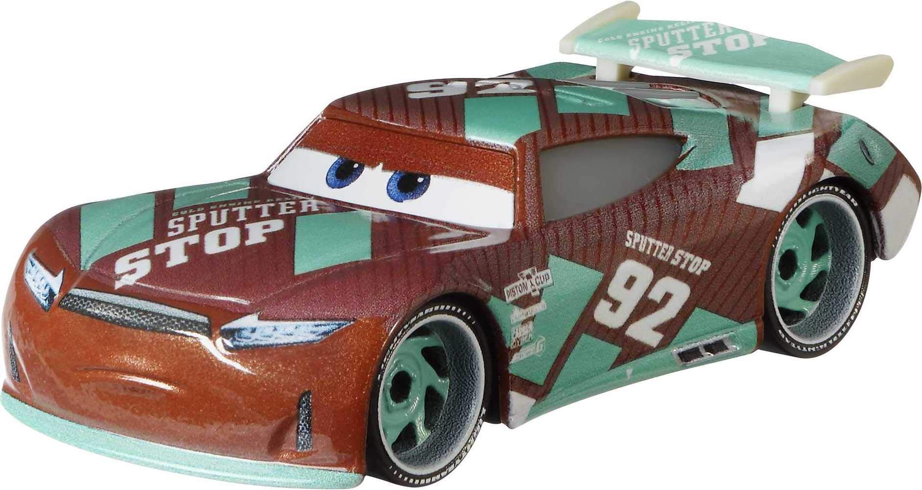 Disney Cars Sheldon Shifter Toy - Miniature Collectible Race Car from Cars Movie - Multicolor Die-Cast Vehicle for Kids Ages 3+ - Perfect for Playtime, Birthday Gifts & Disney Collections