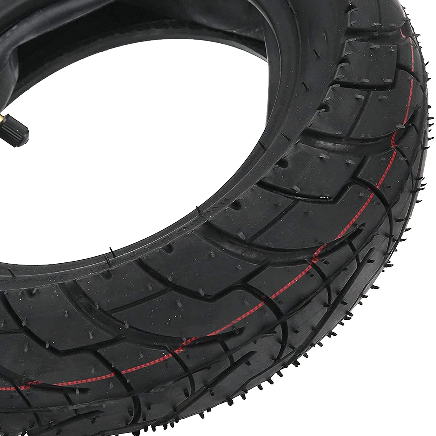 80/65-6 Anti-Slip Inflatable Electric Scooter Tires & Inner Tube - Durable Rubber Replacement Tires for E-Scooters | Perfect for Commuting, Urban Travel & Last-Mile Transportation